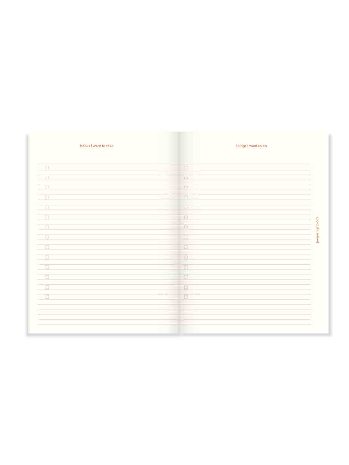 ein Jornal Notizbücher, Hochzeitstagebuch, Schwangerschaft Tagebuch