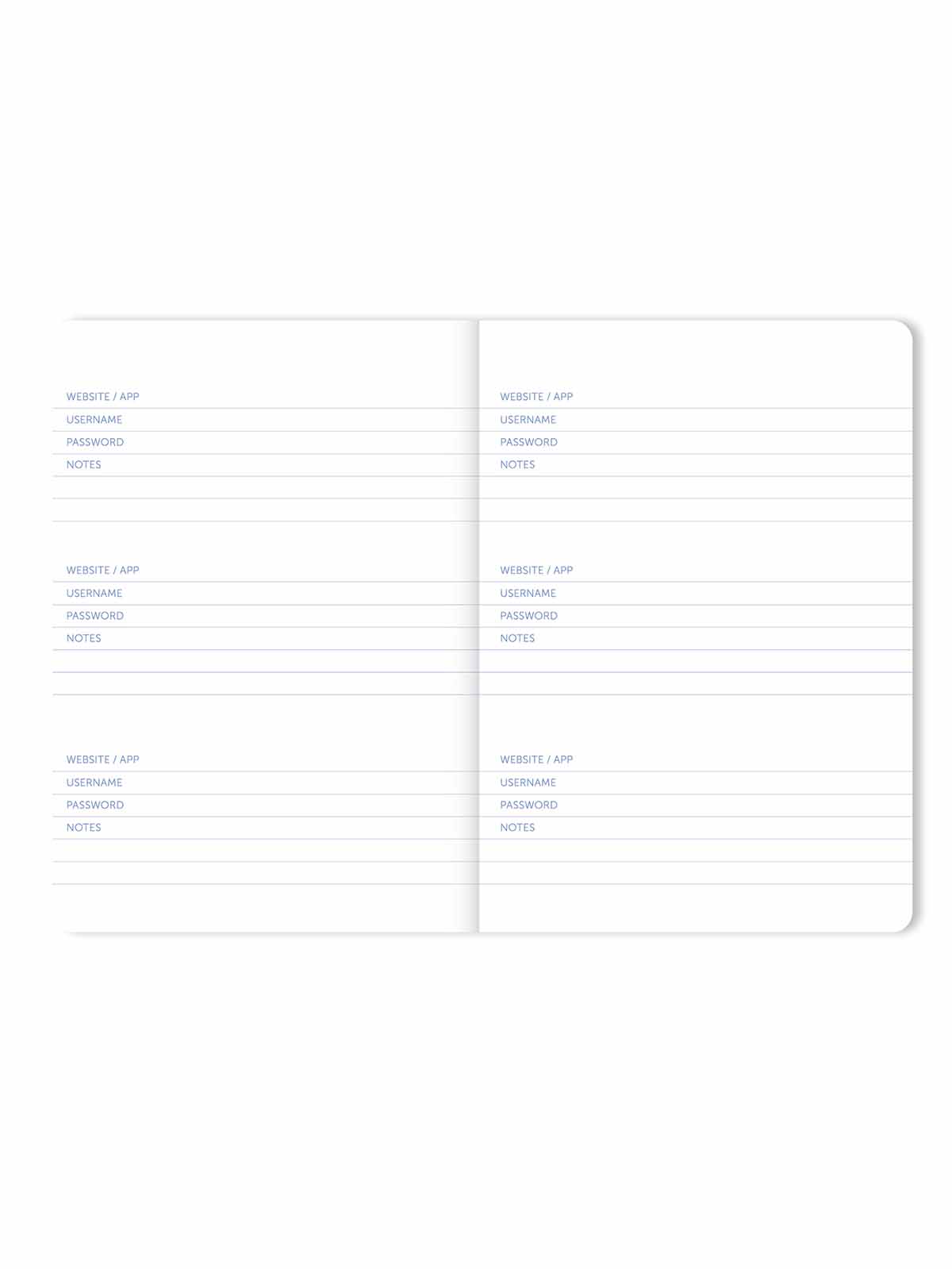 ein jornales Passwort Journal