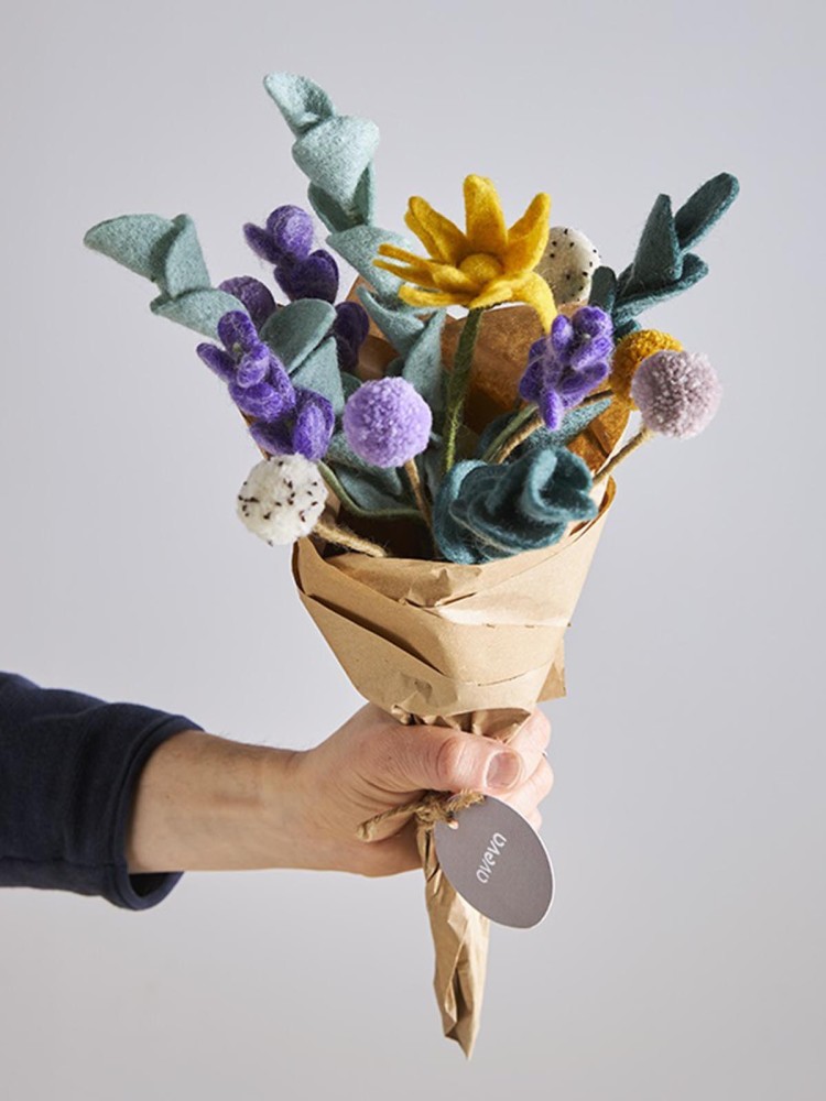 Aveva Filzblüten fairetrade