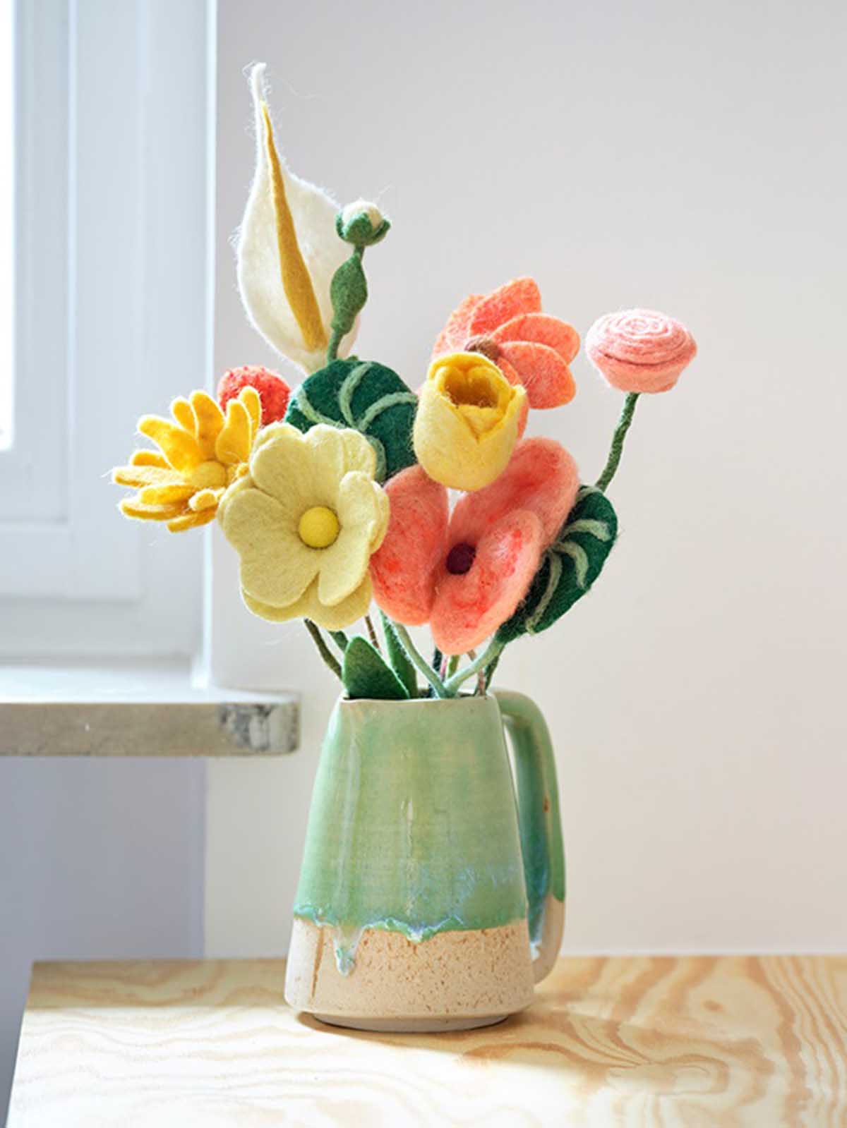 Aveva Filzblüten fairetrade