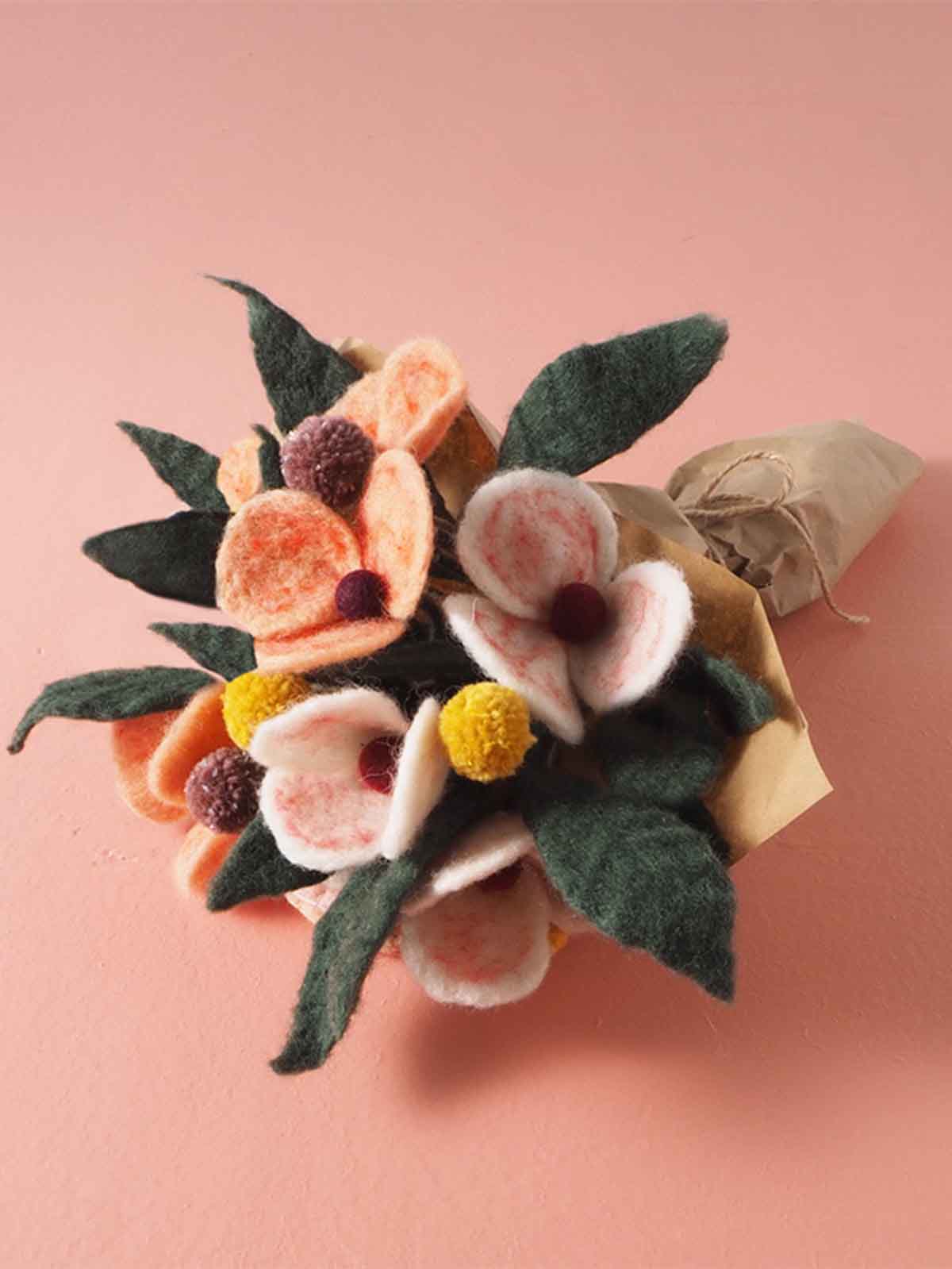 Aveva Filzblüten fairetrade