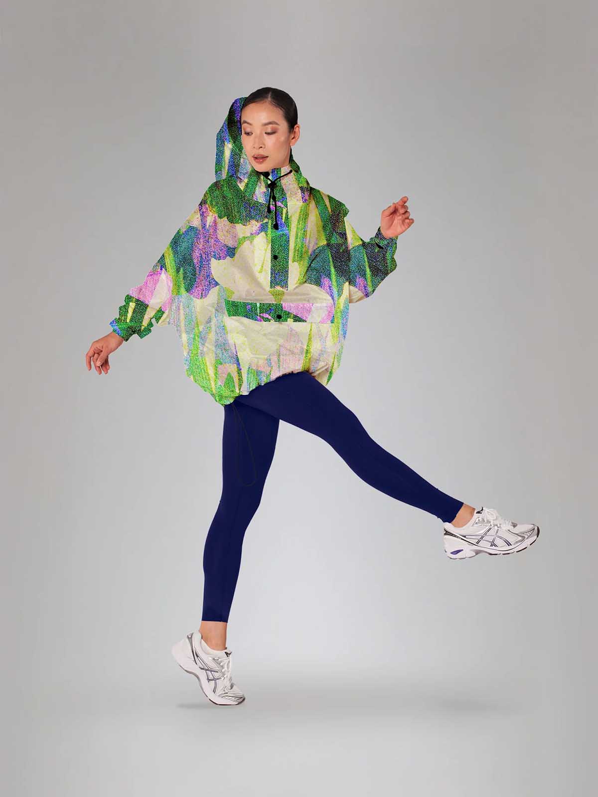 regenkiss anorak aus recyceltem Kunststoff und 100% wasserdicht