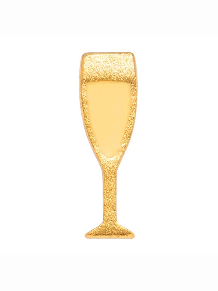 Lulu Copenhagen Ohrringe Champagnergläser in Gold und Silber