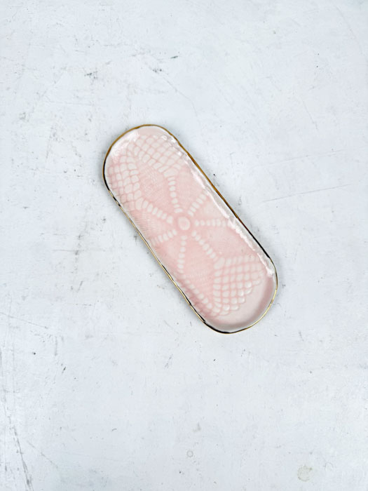Schmuckplatte 15 x XprotectedAnzahl0X cm - Rosa