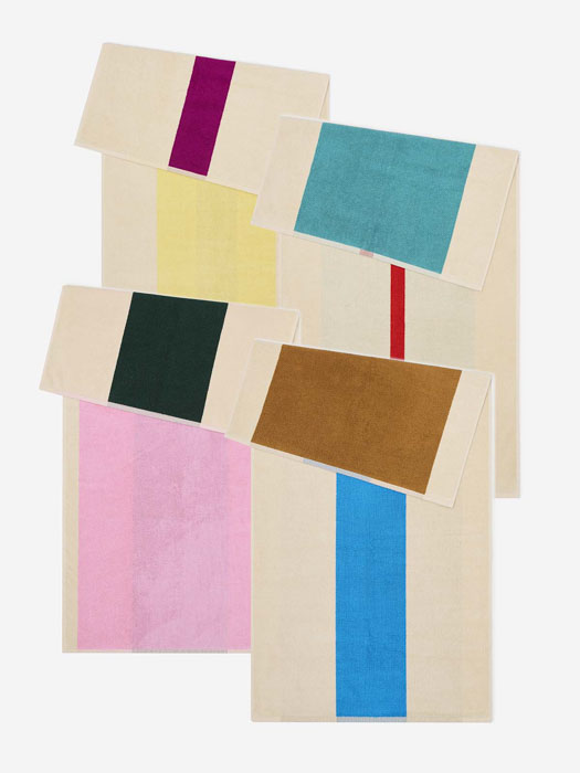 Badetuch 70x140 - Grün & Rosa - Bild 4