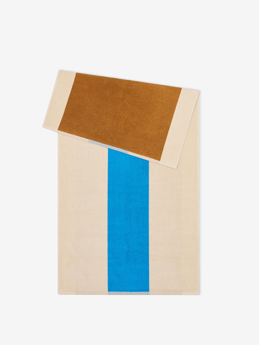 Badetuch 70x140 cm - Blau & Karamell - Bild 10