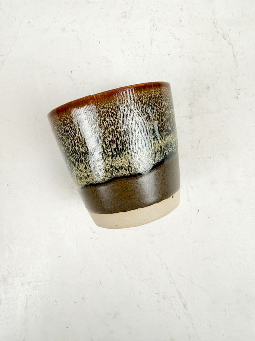 Bornholm Keramik Fabrik Original Tasse - Braun Choclate (2)