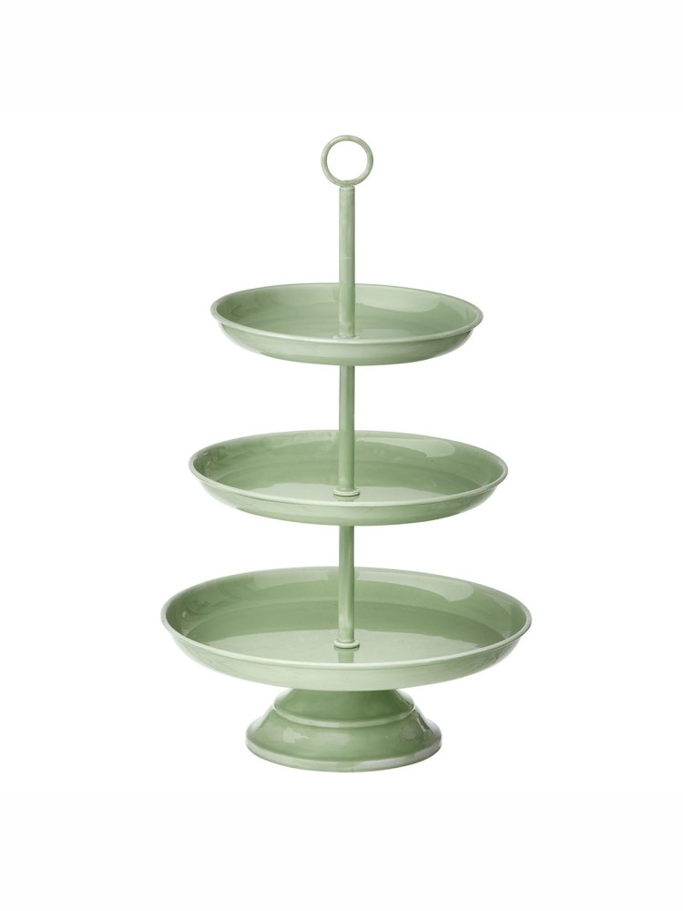 Bungalow Bodenplatten mint grün