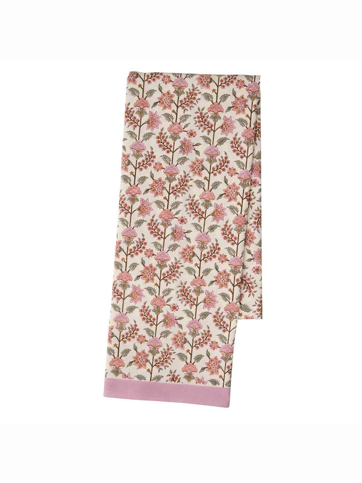 Bungalow Tischdecke mit Blumen
