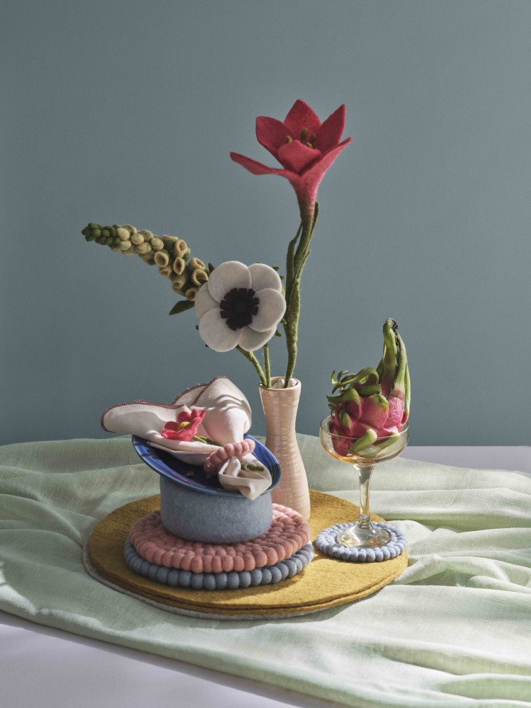 Felt French Anemone (30 cm) - Lila - Bild 3