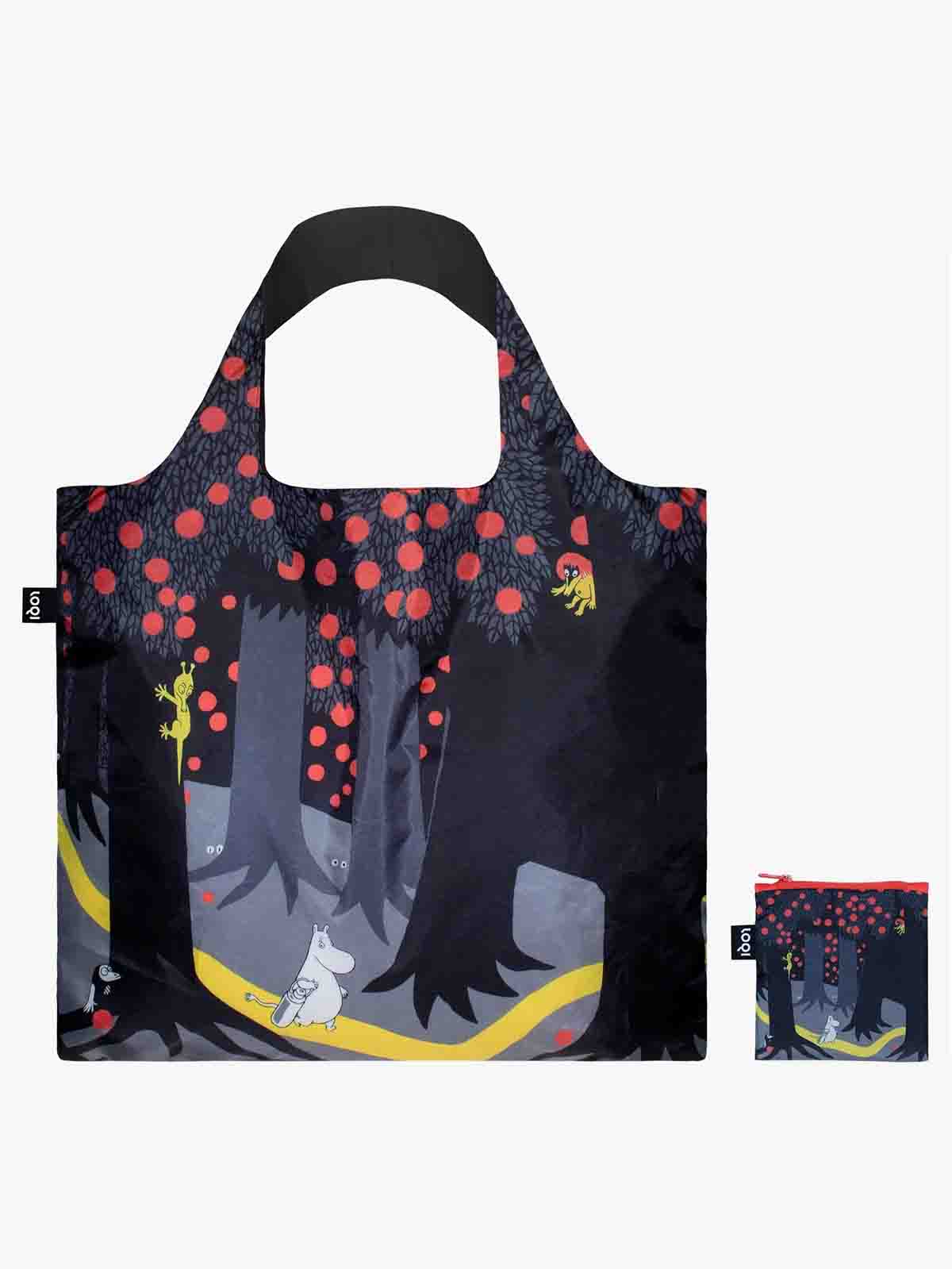 loqi Einkaufstasche aus recyceltem Kunststoff mit mumitrolle