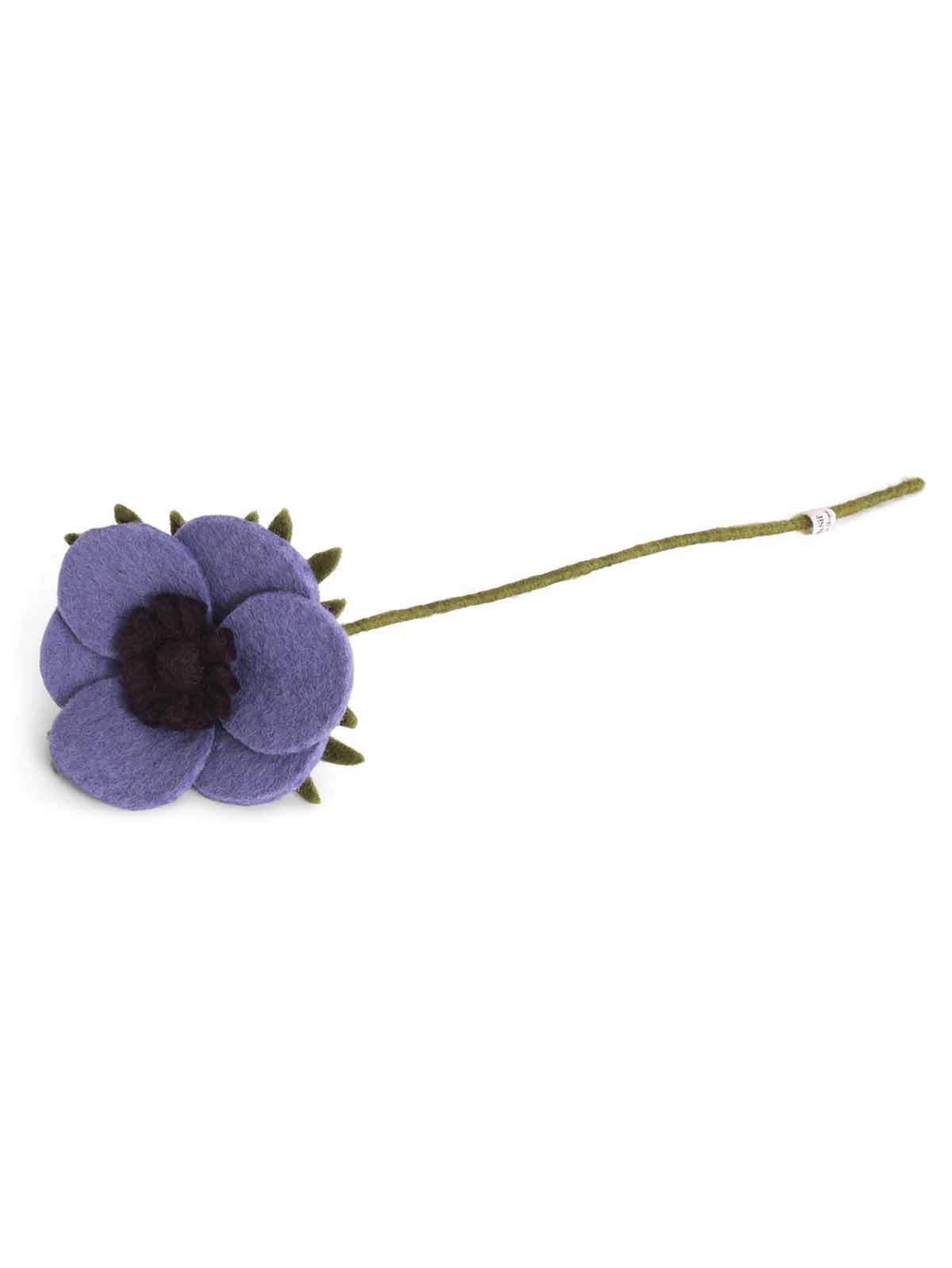 Filz Französische Anemone (30 cm) - Lila