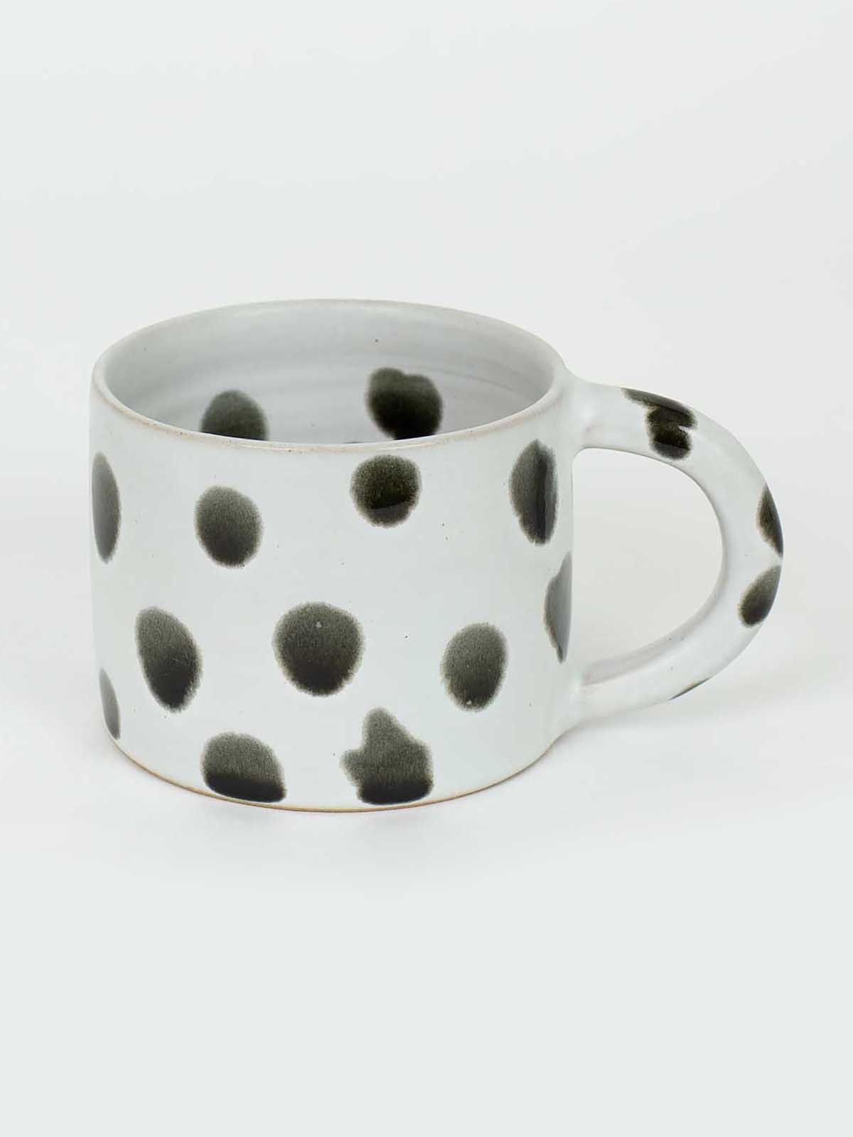 Gepunktete Tasse "Blot" - Schwarz