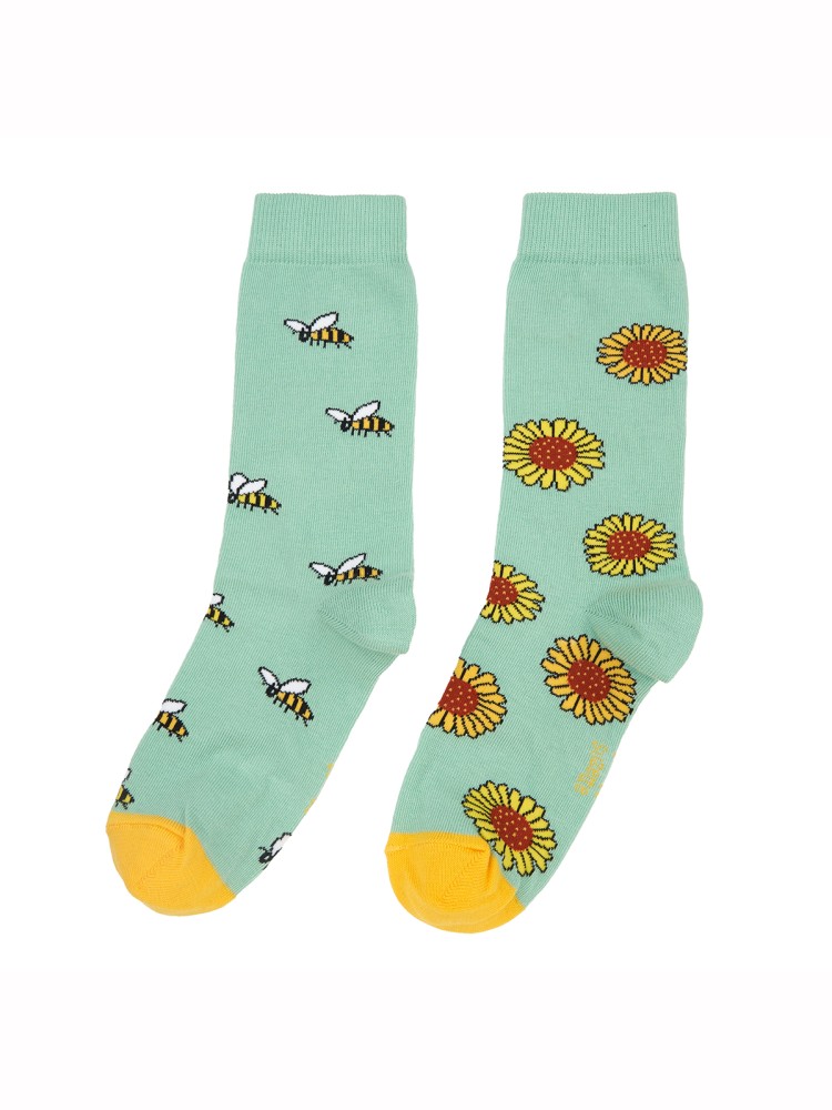 Socken - Sonnenblumen und Bienen - Bild 2