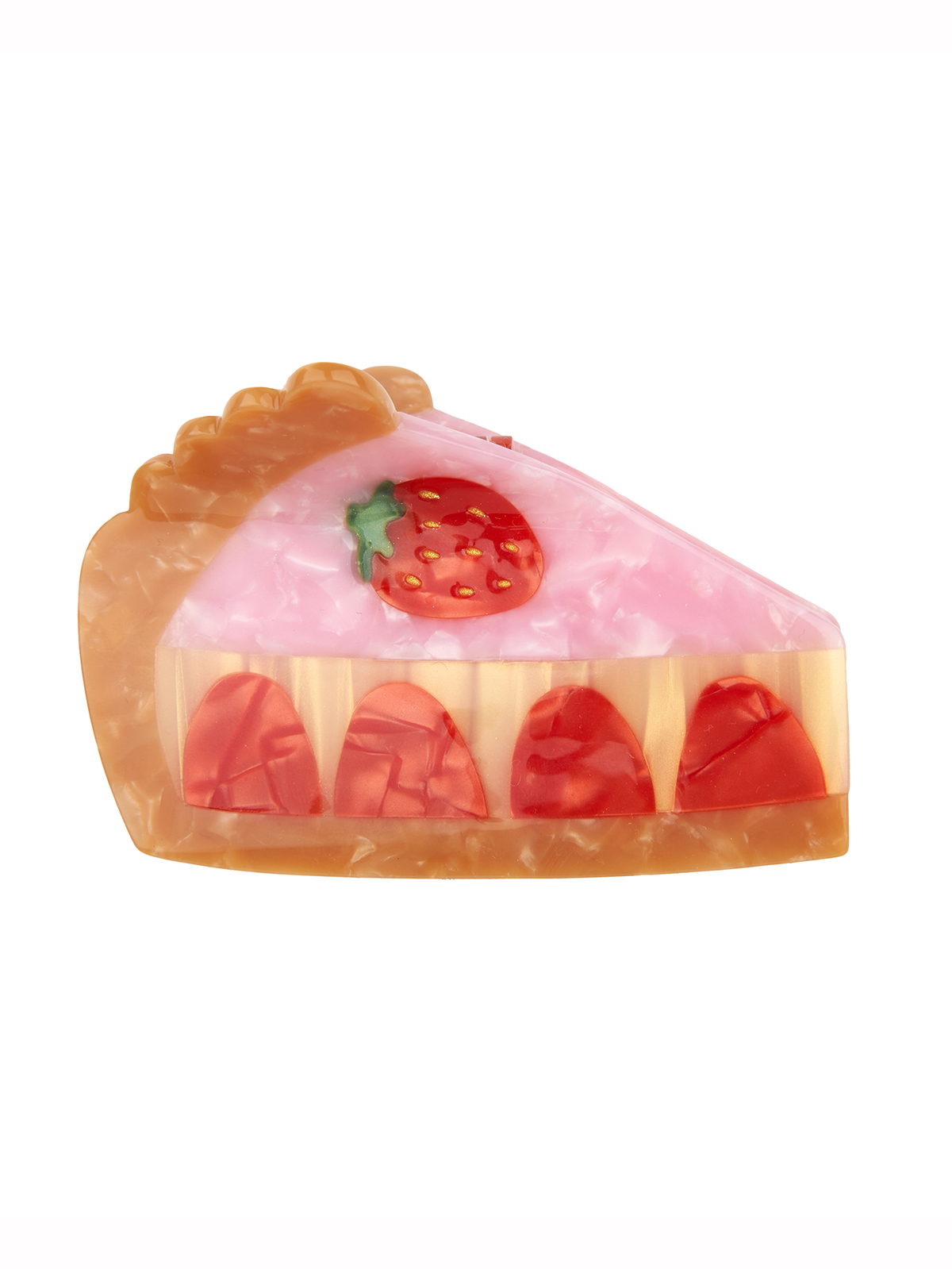Haarclip - Erdbeerkuchen - Bild 4