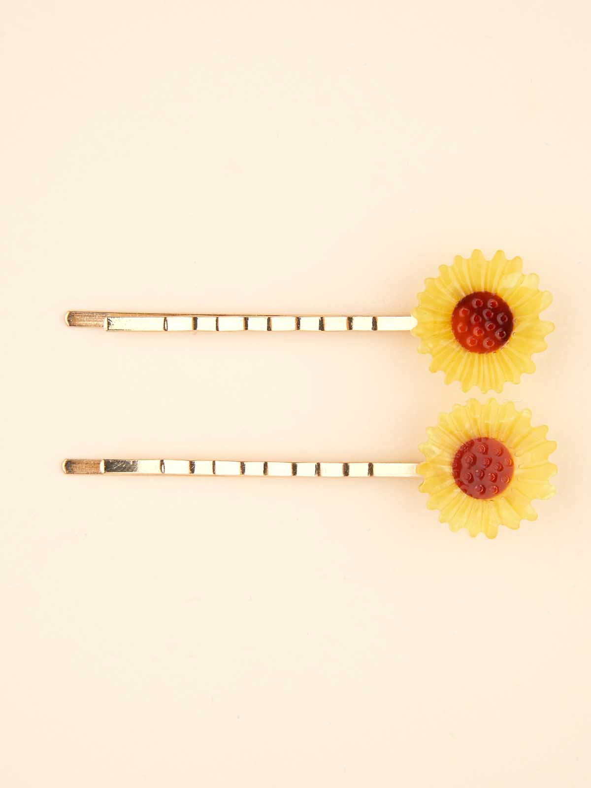 Haarnadeln - Sonnenblume