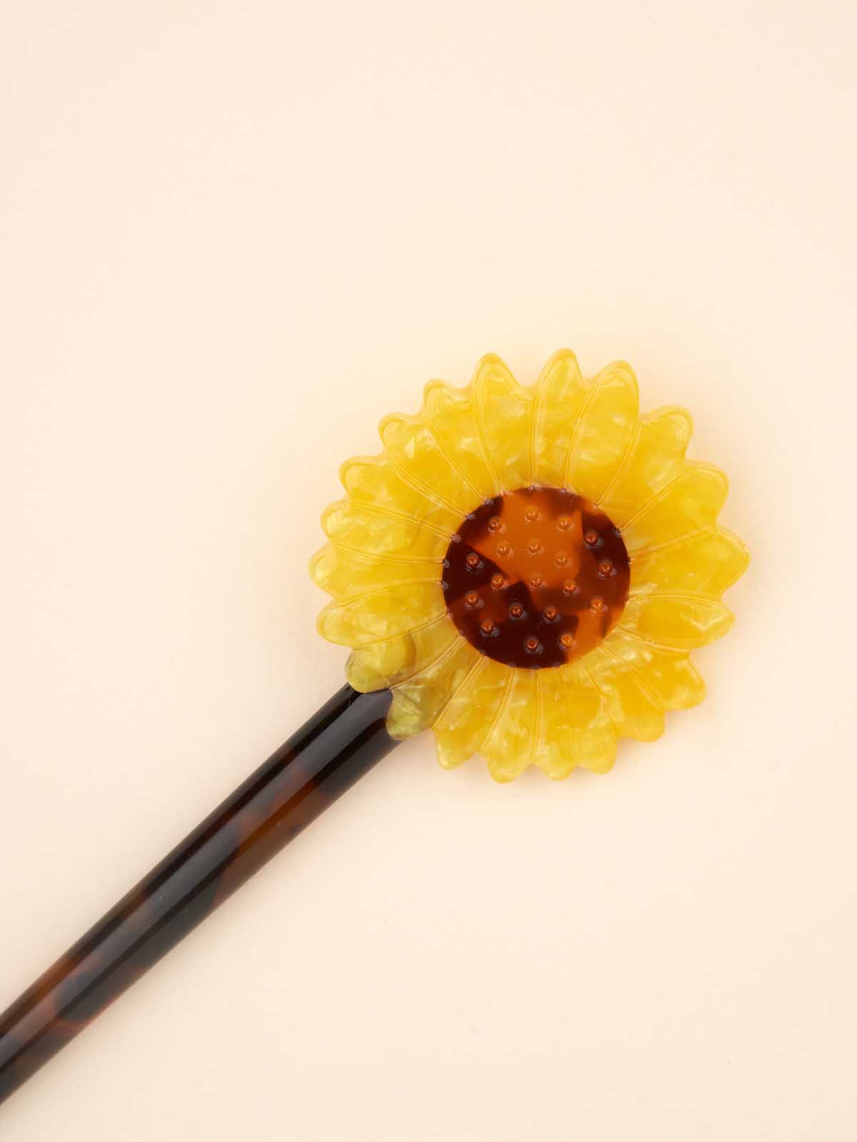 Haarnadel – Sonnenblume – Bild 3