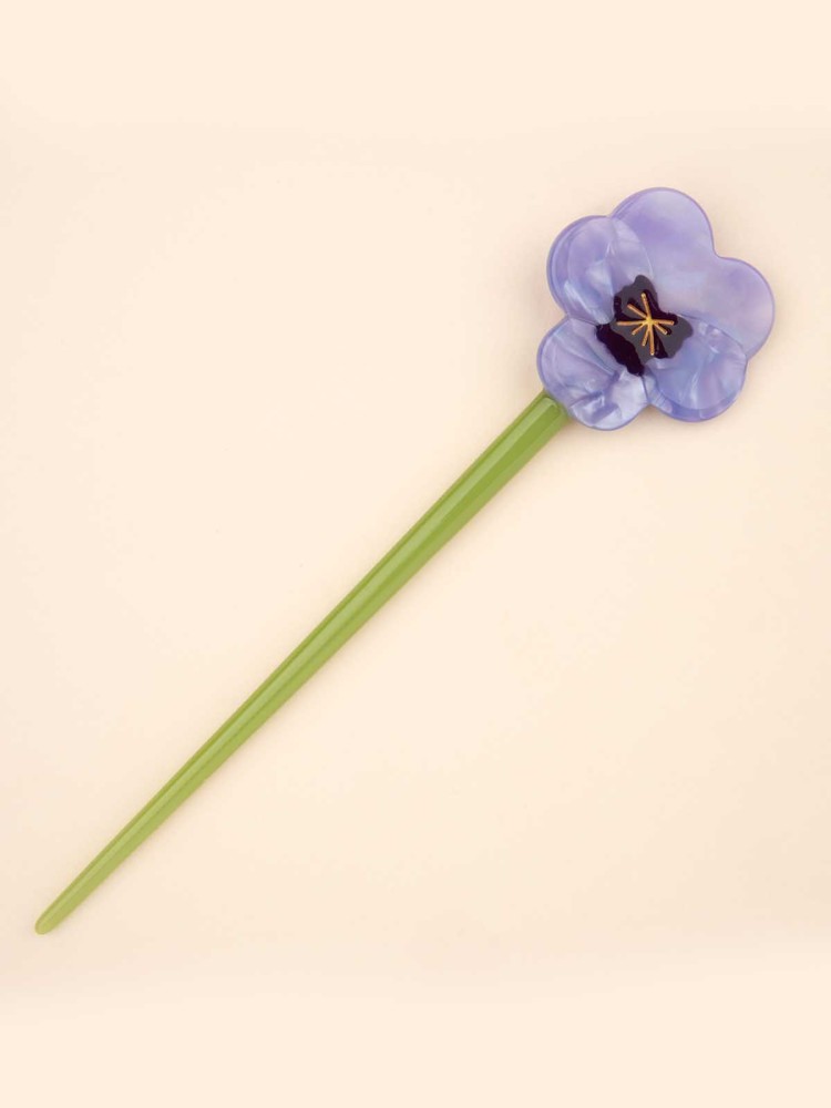 Haarnadel – Stiefmutter Blume