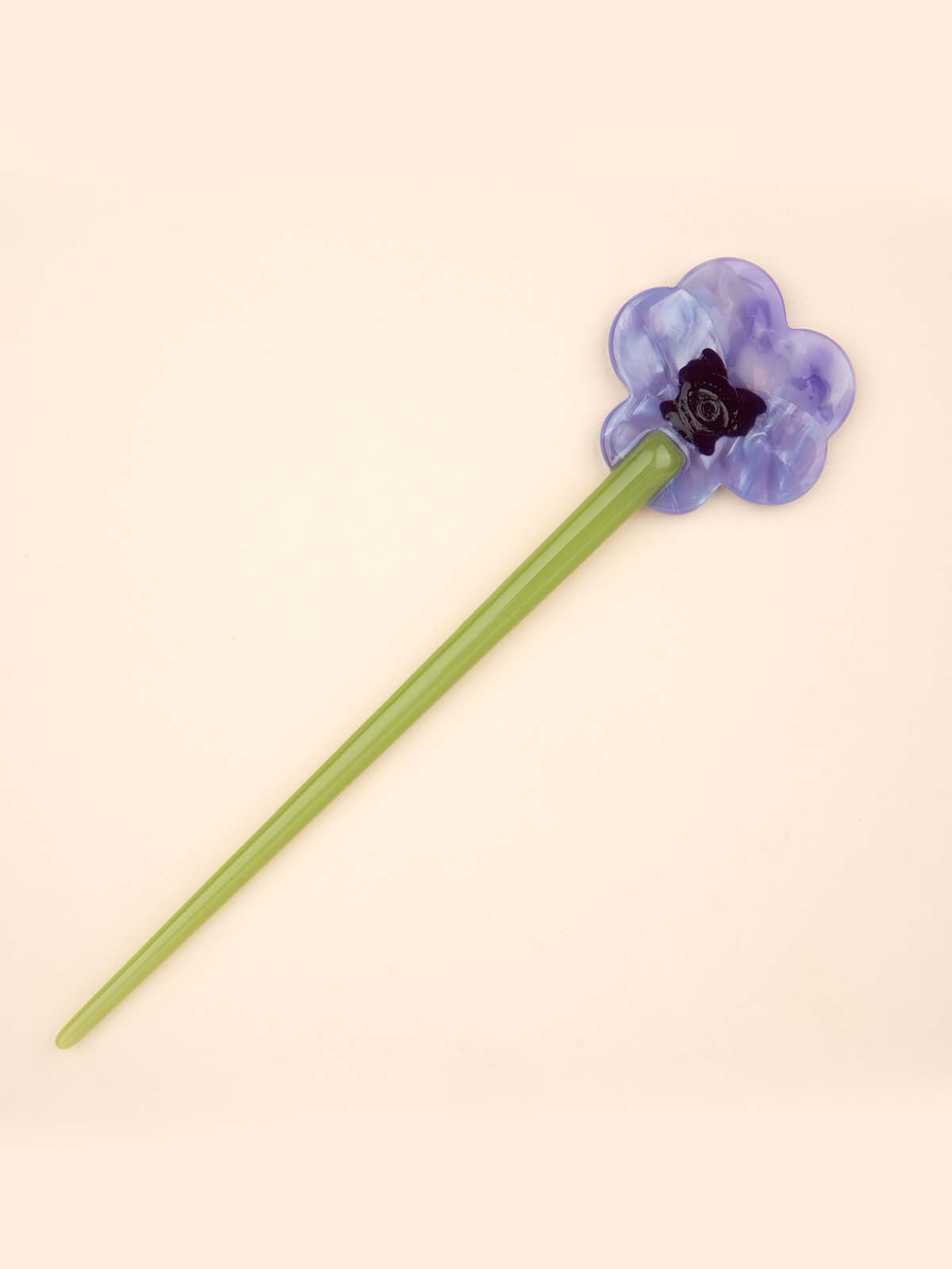 Haarnadel – Stiefmutter Blume – Bild 3