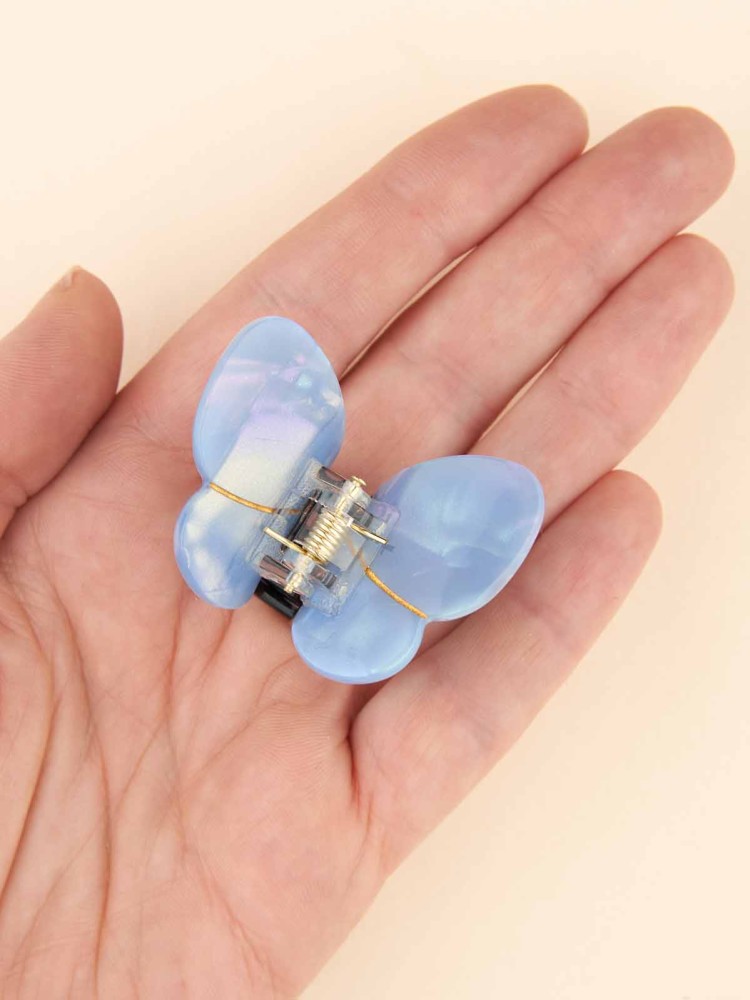 Mini Haarclip - Schmetterling Lavendel