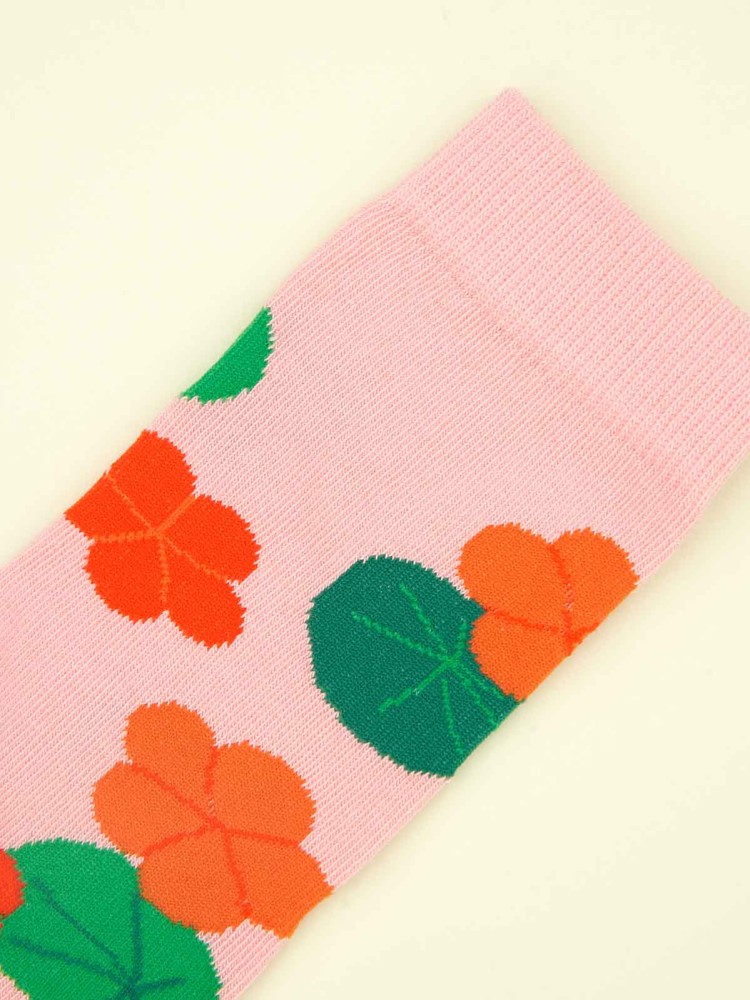 Socken - Rosa mit Tellerverzierungen - Bild 2
