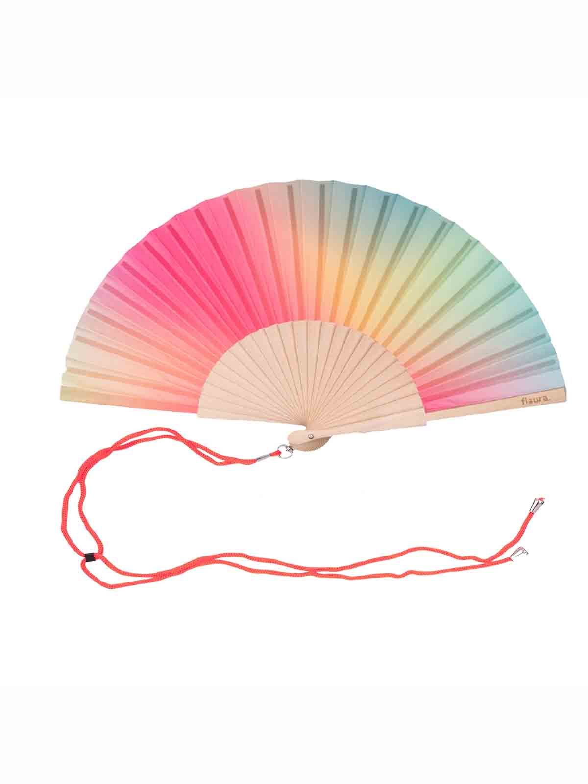 Alternative Ansicht von Fan - Aquarell in mintgrün und pink
