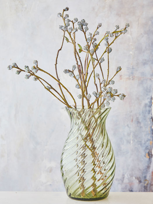 Oslo-Wirbelvase - Olive