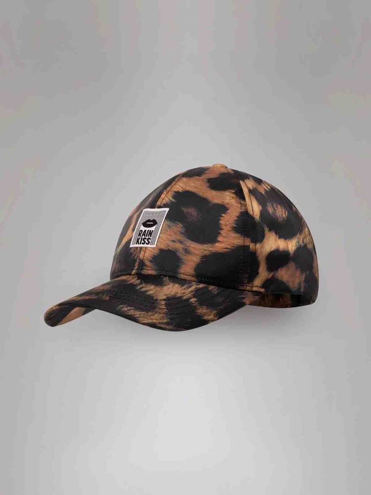 Wasserdichte Kappe - Dunkler Leopard