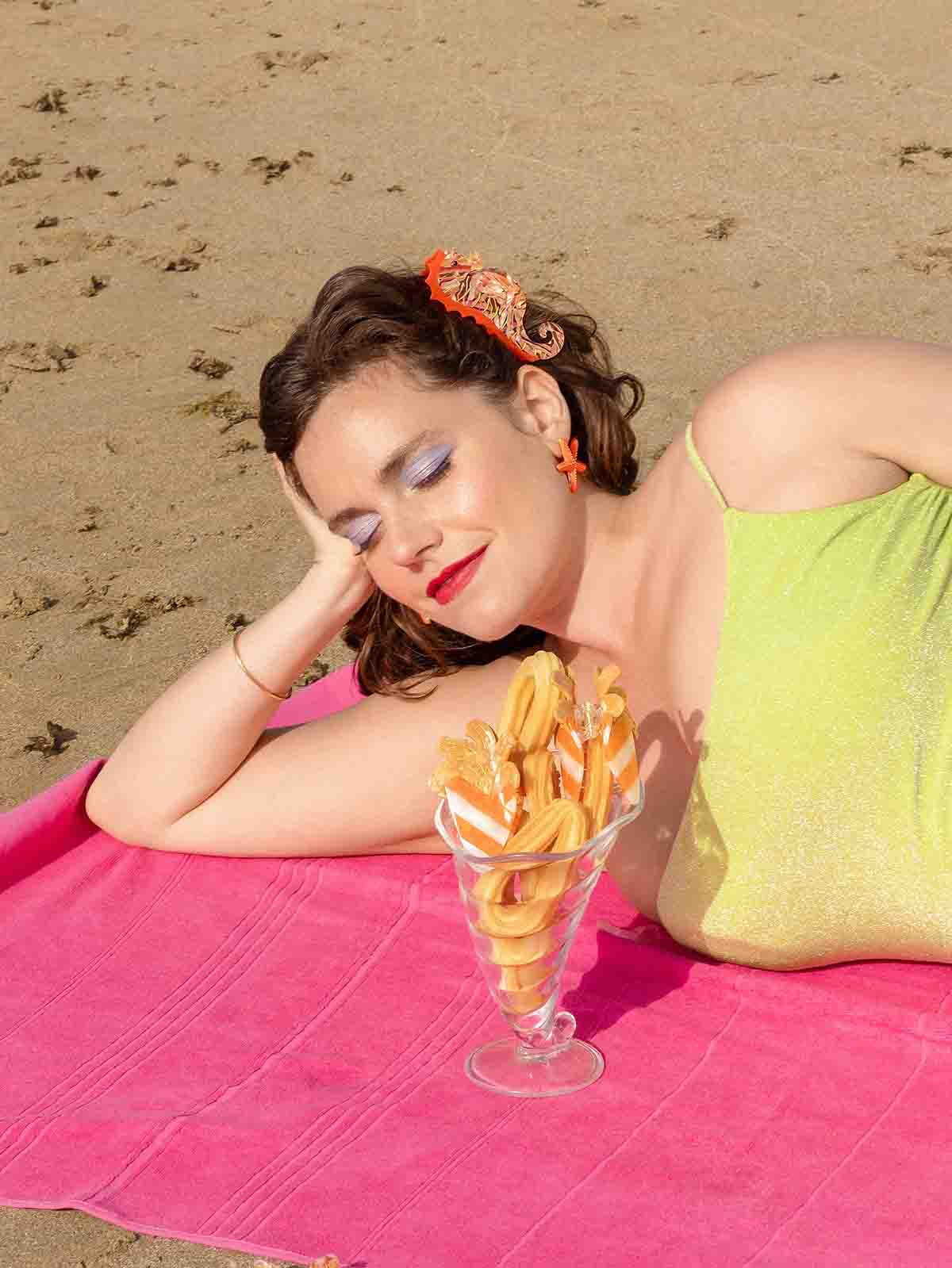 Haarclip - Churros in Tassen - Bild 4