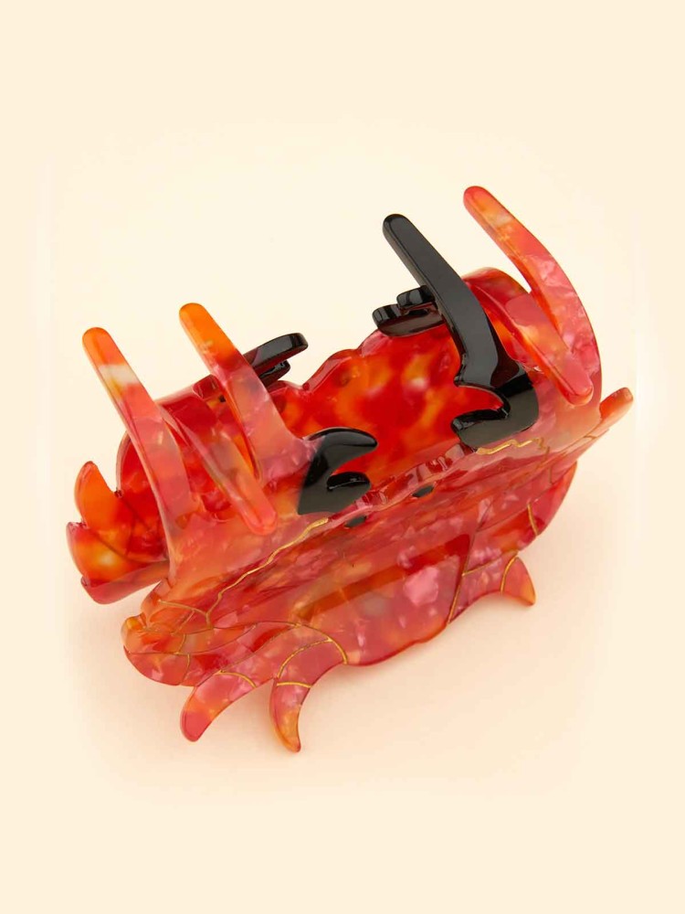 Haarclip - Rote Krabbe - Bild 4