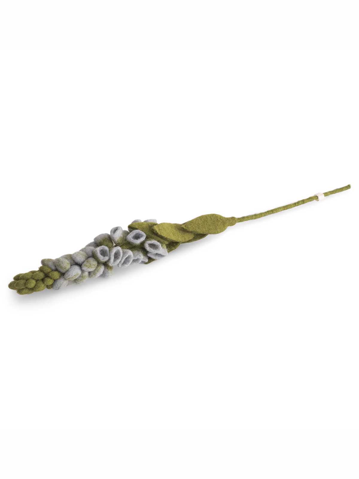 Filzblüten-Thimbel (46 cm) - Hellblau