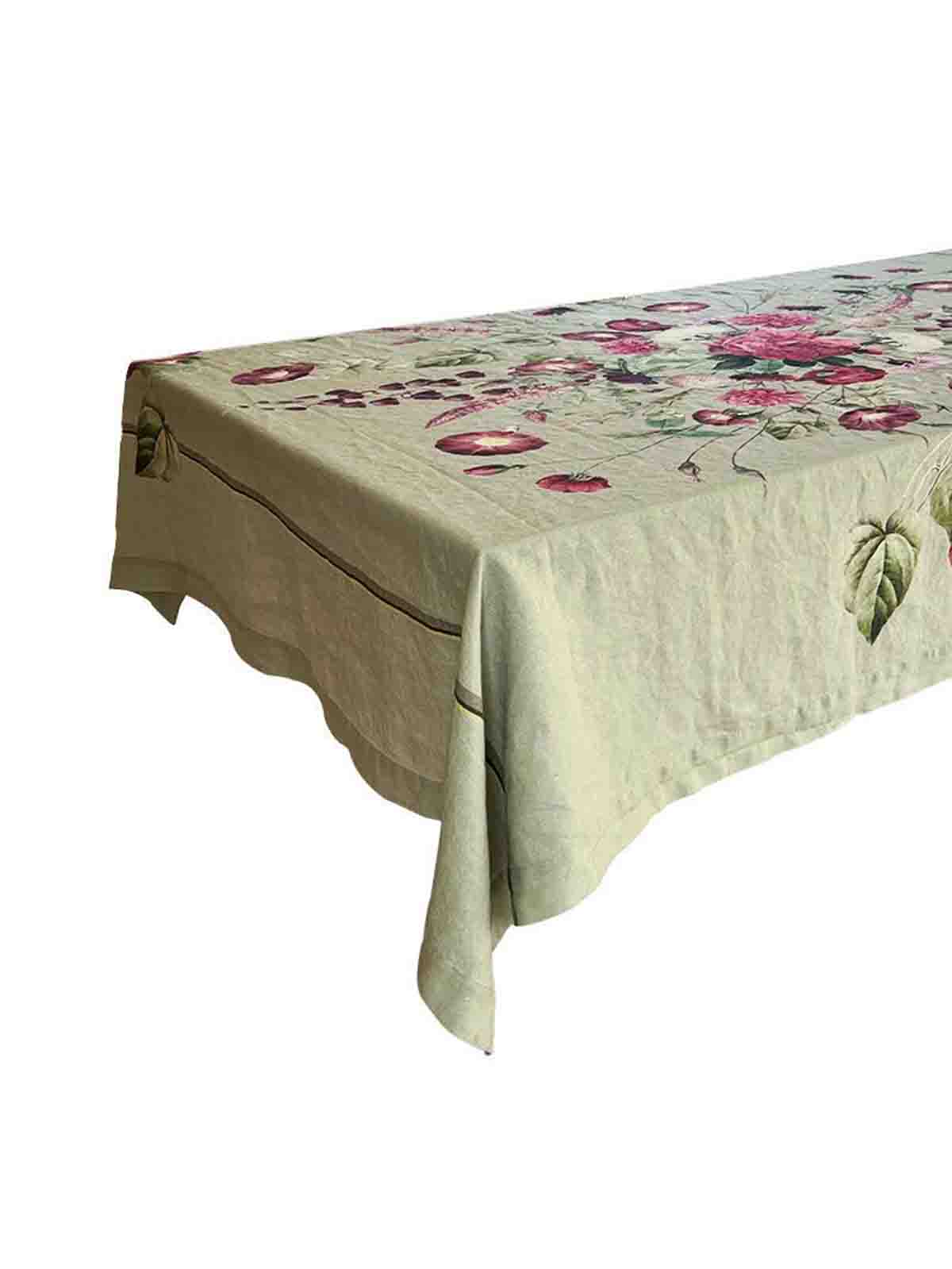 Tischdecke aus Leinen & quot;Pink Blumengarten & quot; - Wählen - Bild 4