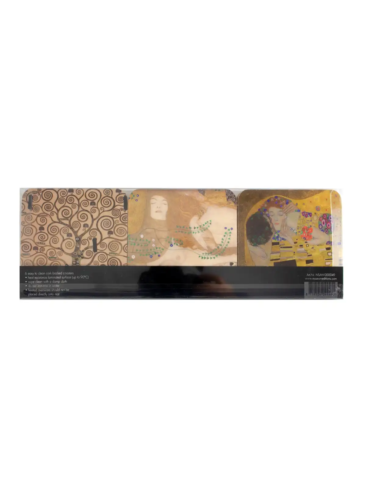 Alternative Ansicht von Untersetzern (6 Stück) - Gustav Klimt 