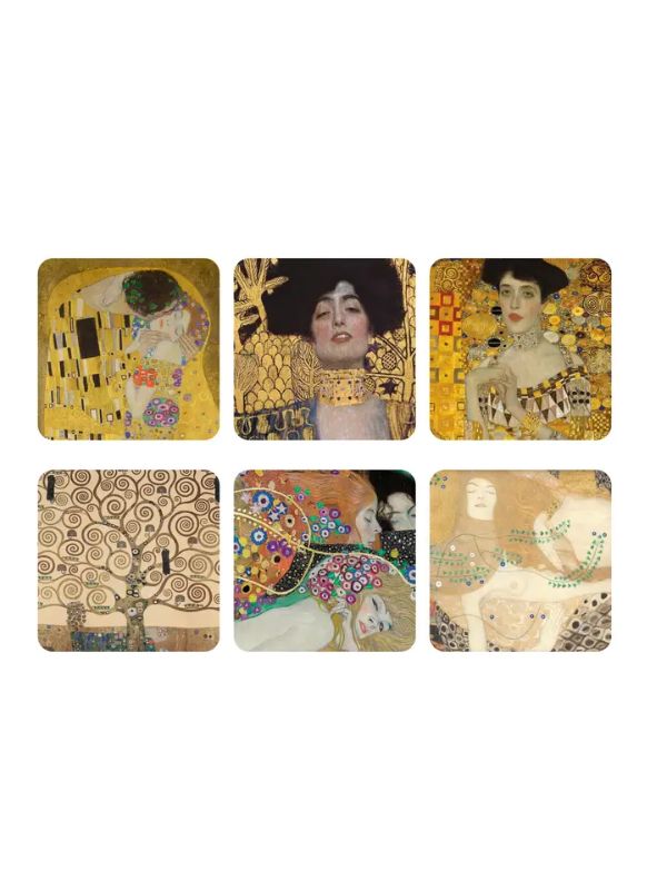 Untersetzer (6 Stück) - Gustav Klimt 