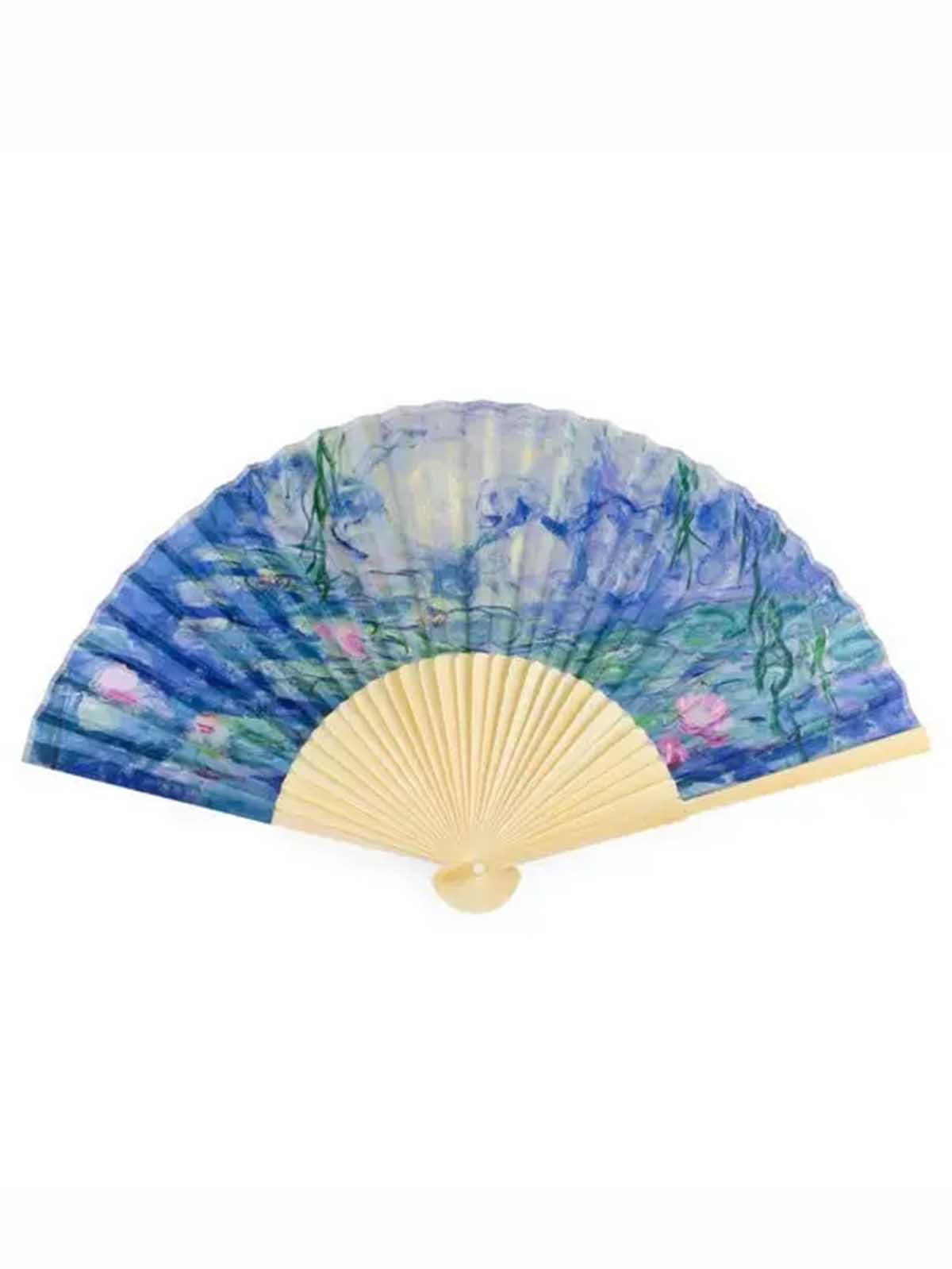 Bambus-Fan – Claude Monet & Waterlilies & Waterlilies