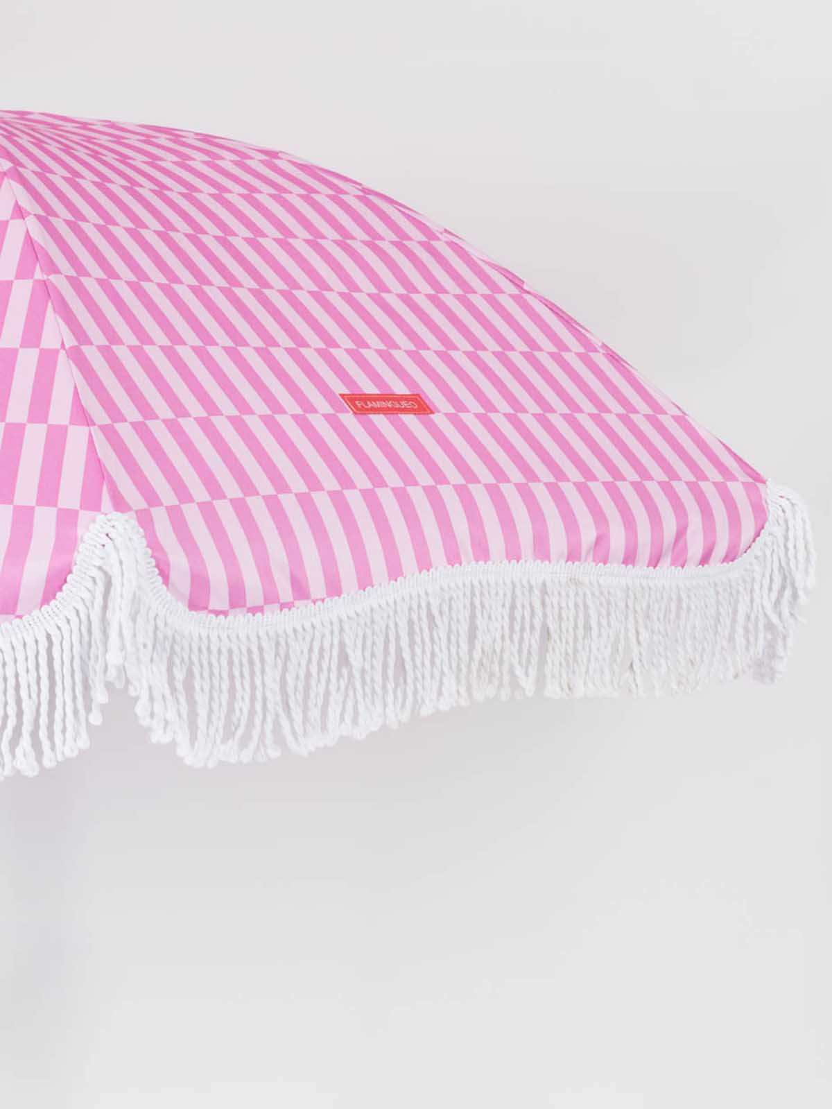 Strandschirm mit UV-Schutz - rosa gestreift - Bild 4