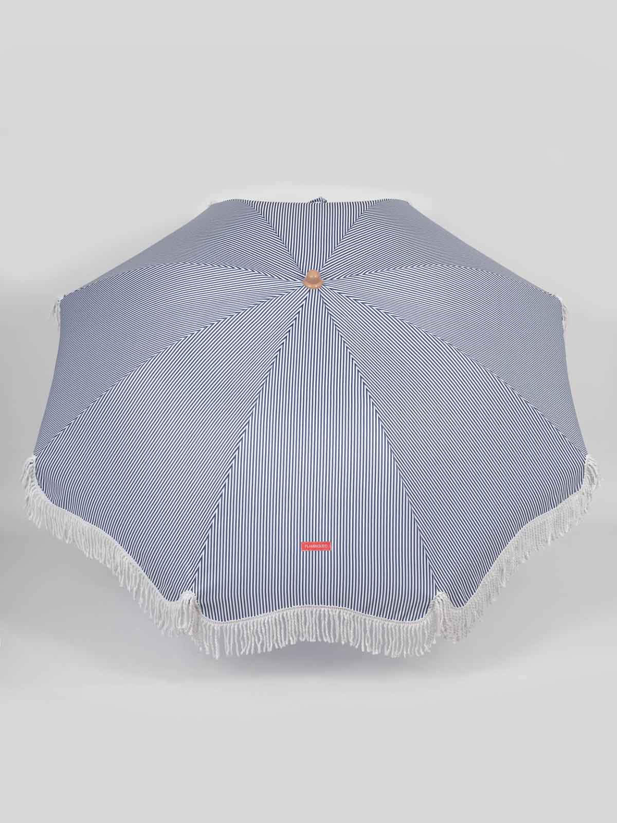 Strandschirm mit UV-Schutz - Blau gestreift - Bild 3