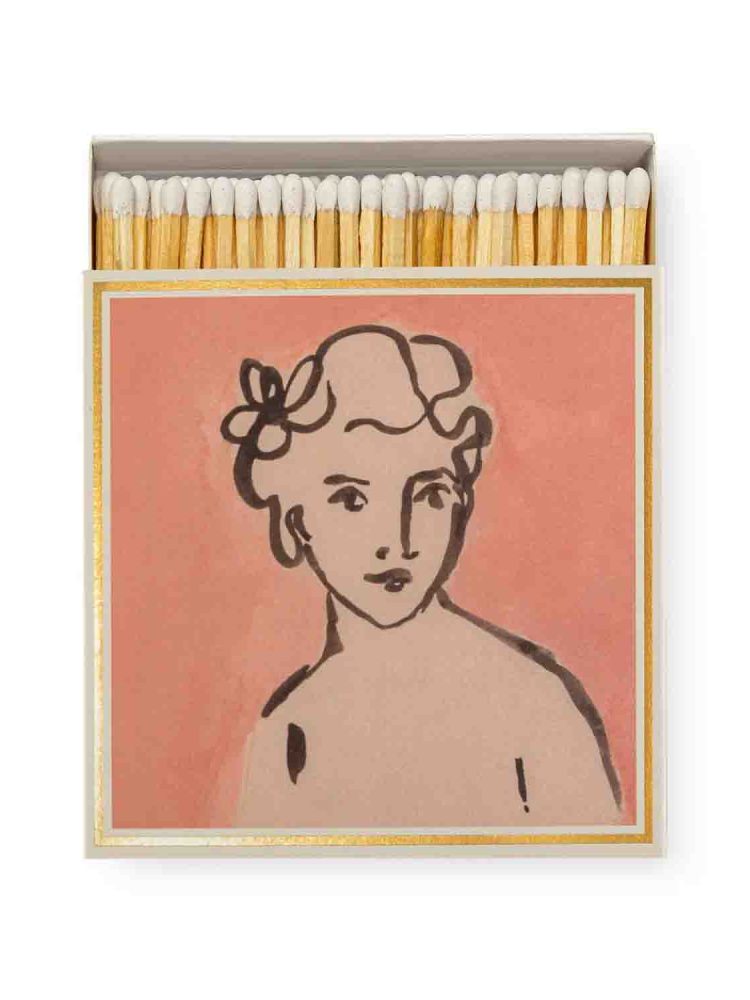 Archivisten-Matches - Frau mit Blume