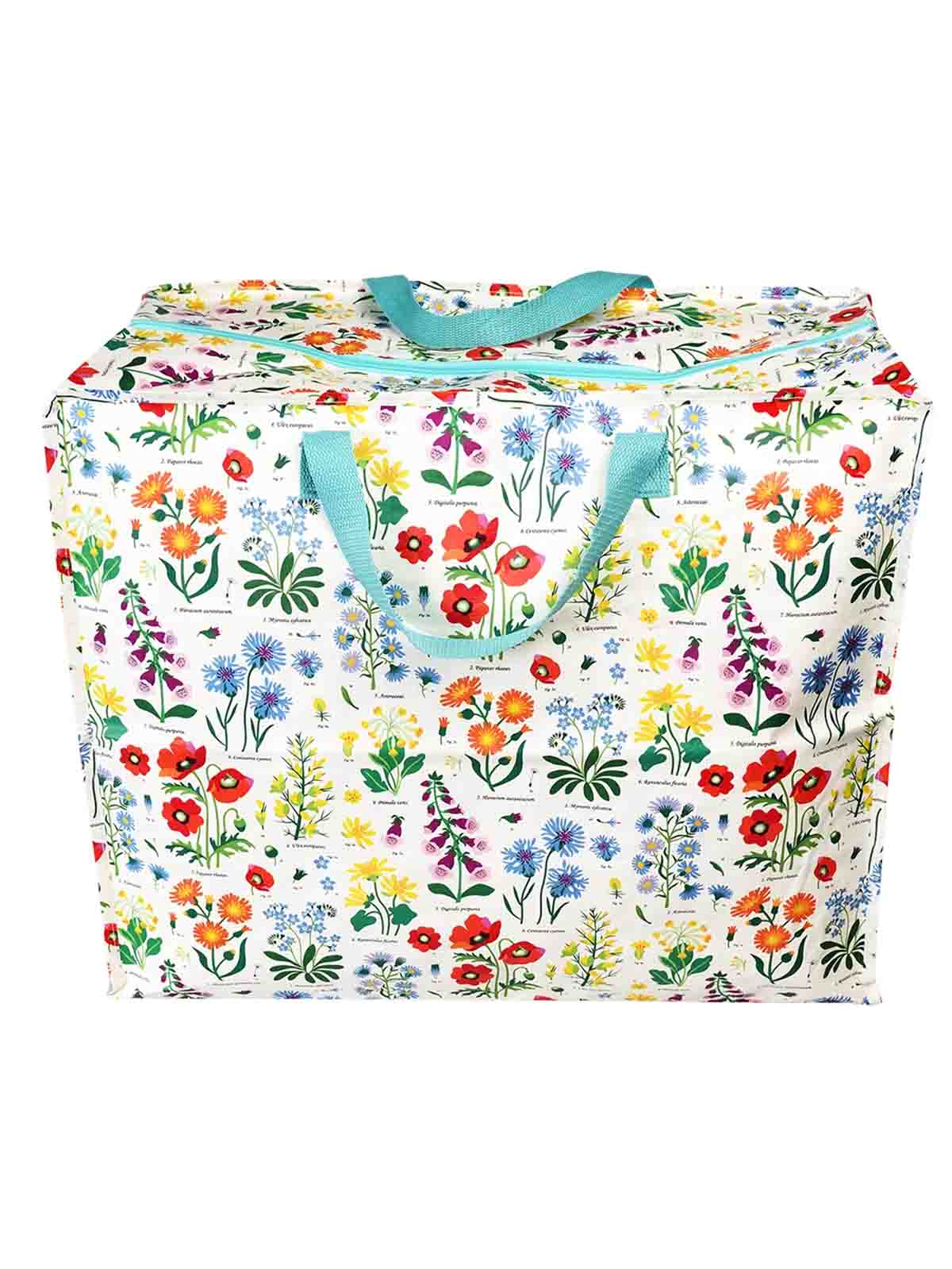 Jumbo Aufbewahrungsbeutel 78 Liter - Wilde Blumen