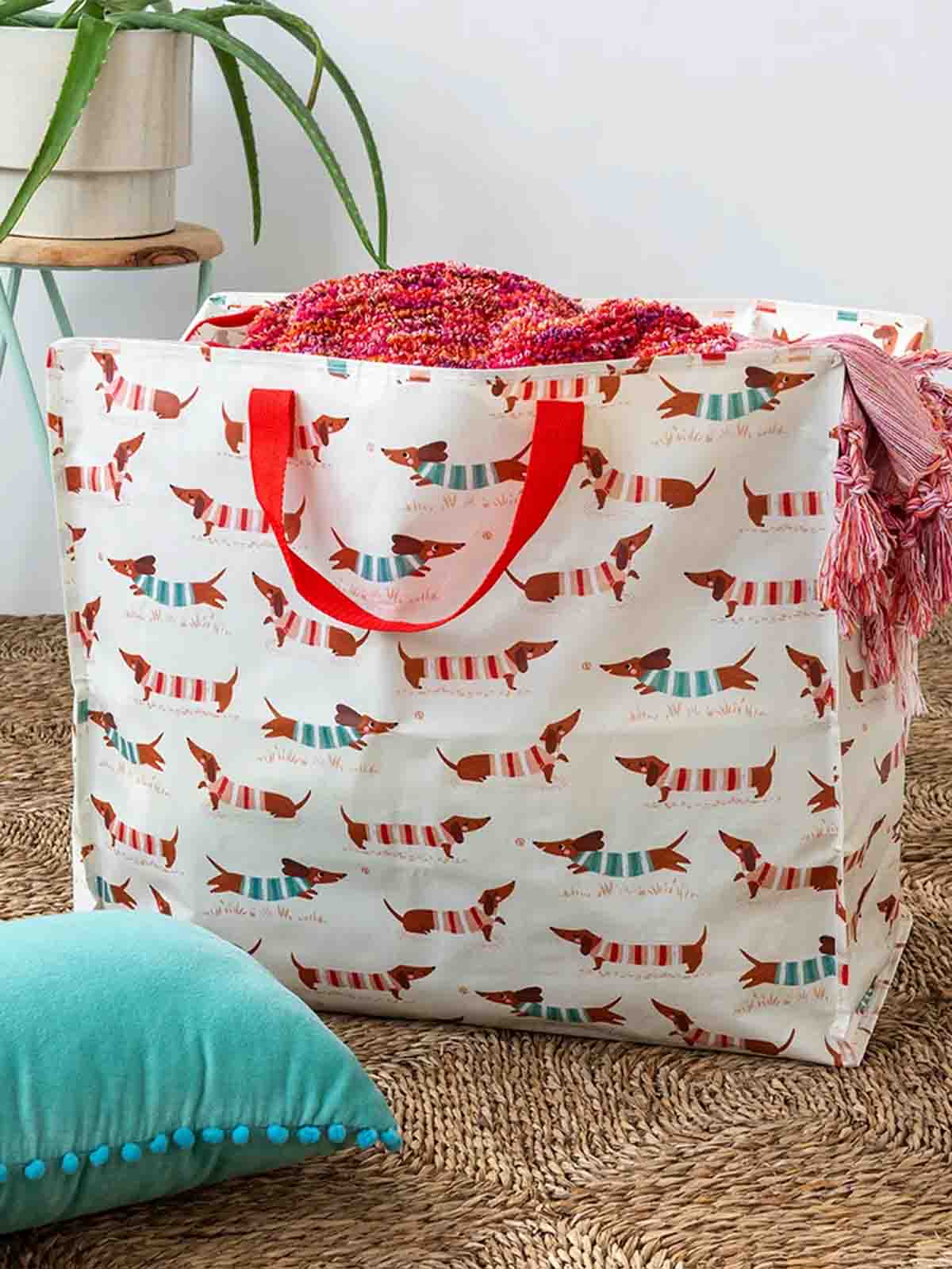 Jumbo Aufbewahrungsbeutel 78 Liter - Dachshunds