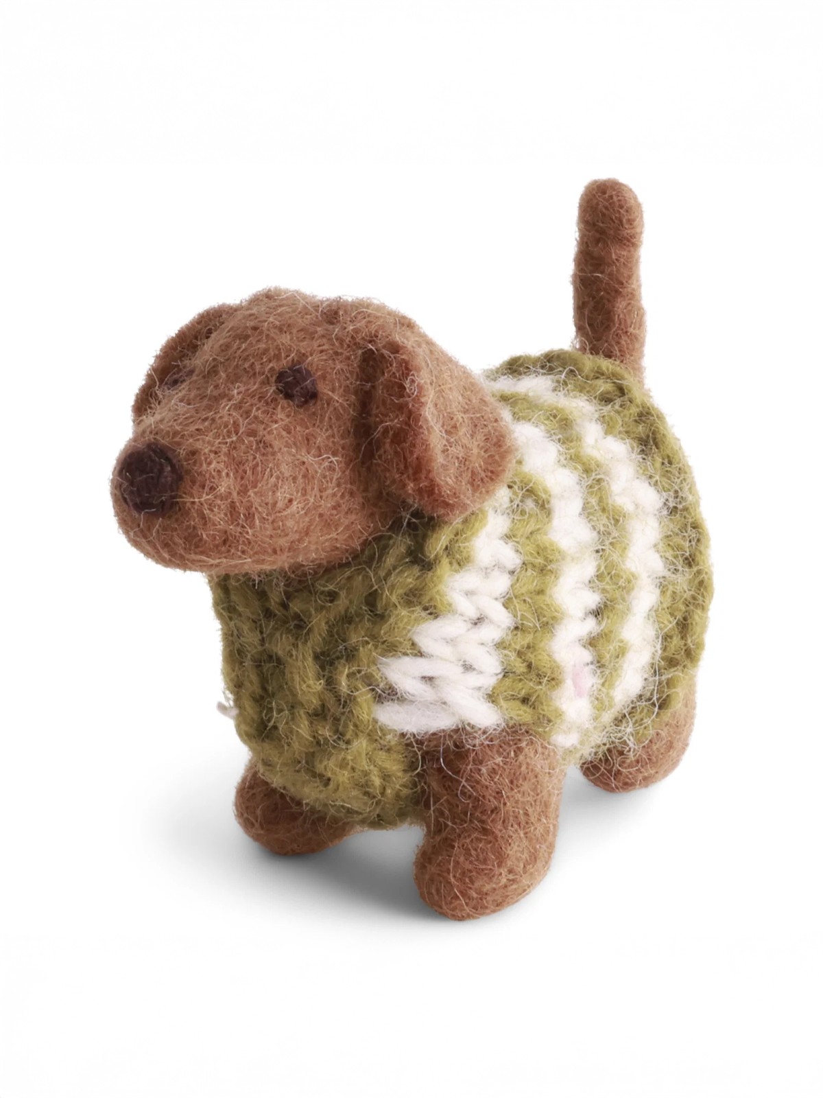 Gry & Sif - Dachshund mit Strickpullover