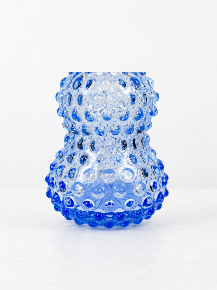 Birdie Vase aus Igelglas - Hellblau - Bild 2