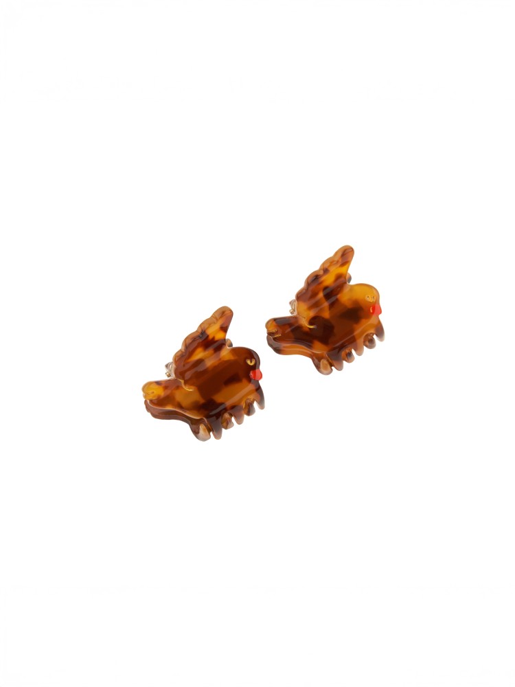 Mini Haarclip (2 Stück) - Kleine Vögel - Bild 4