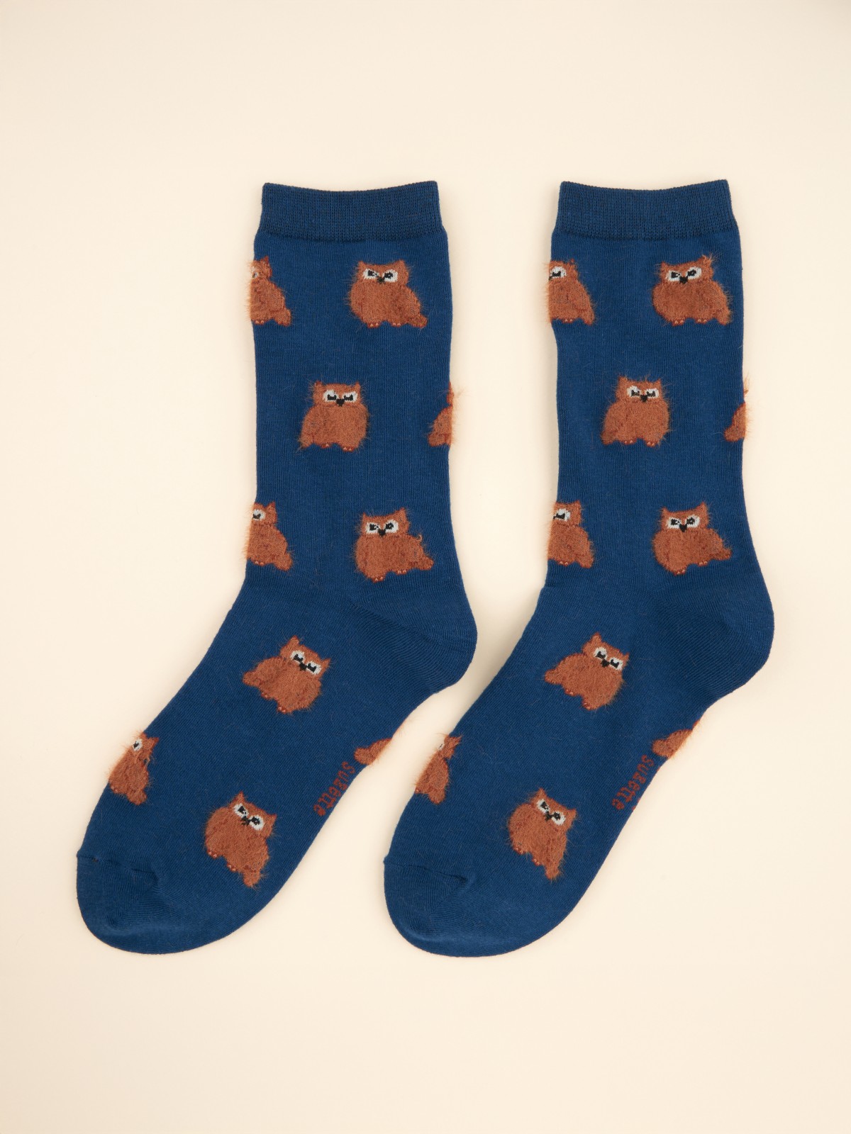 Socken - Blau mit Eulen