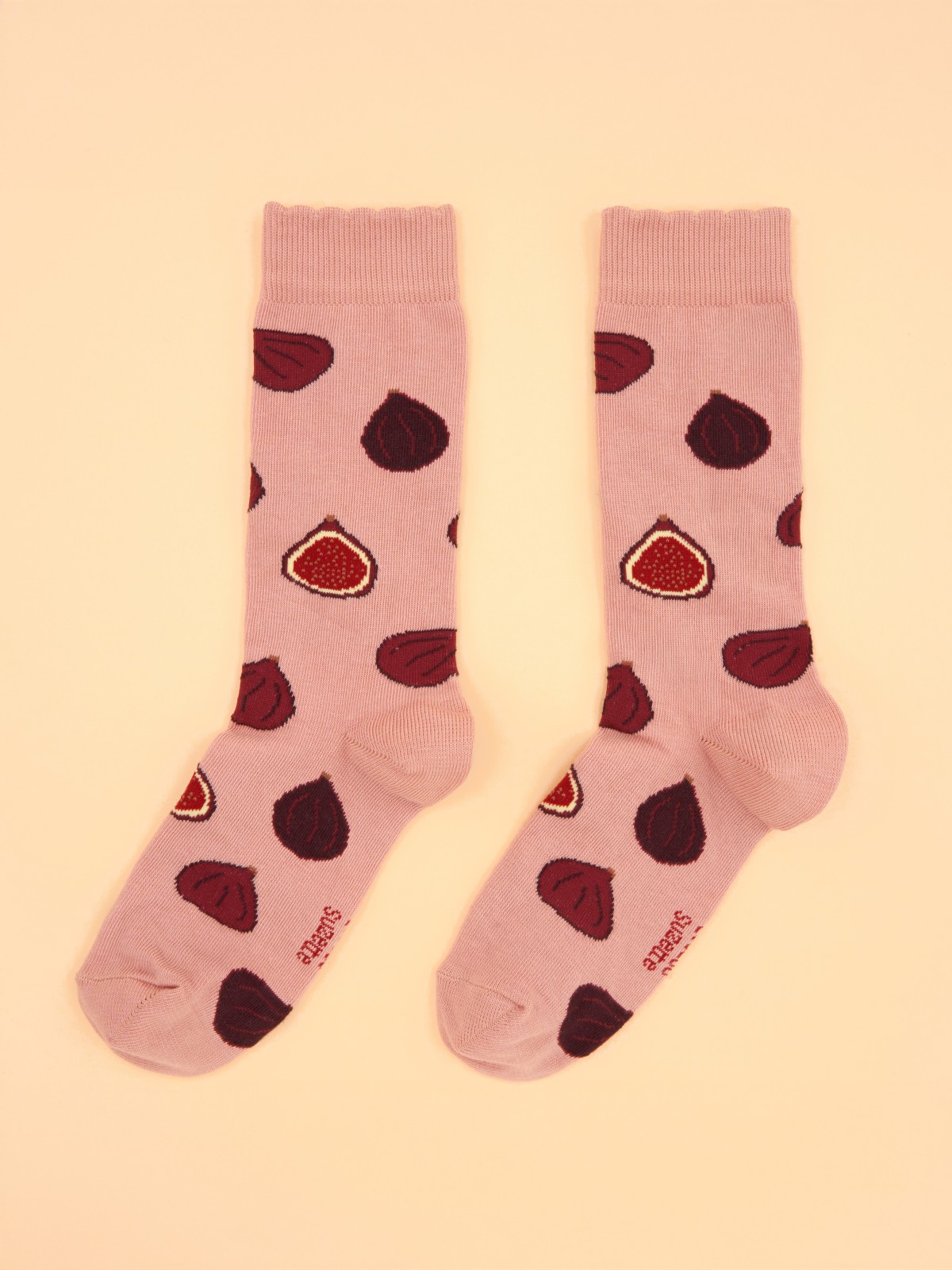 Alternative Ansicht von Socken - Rosa mit Feigen
