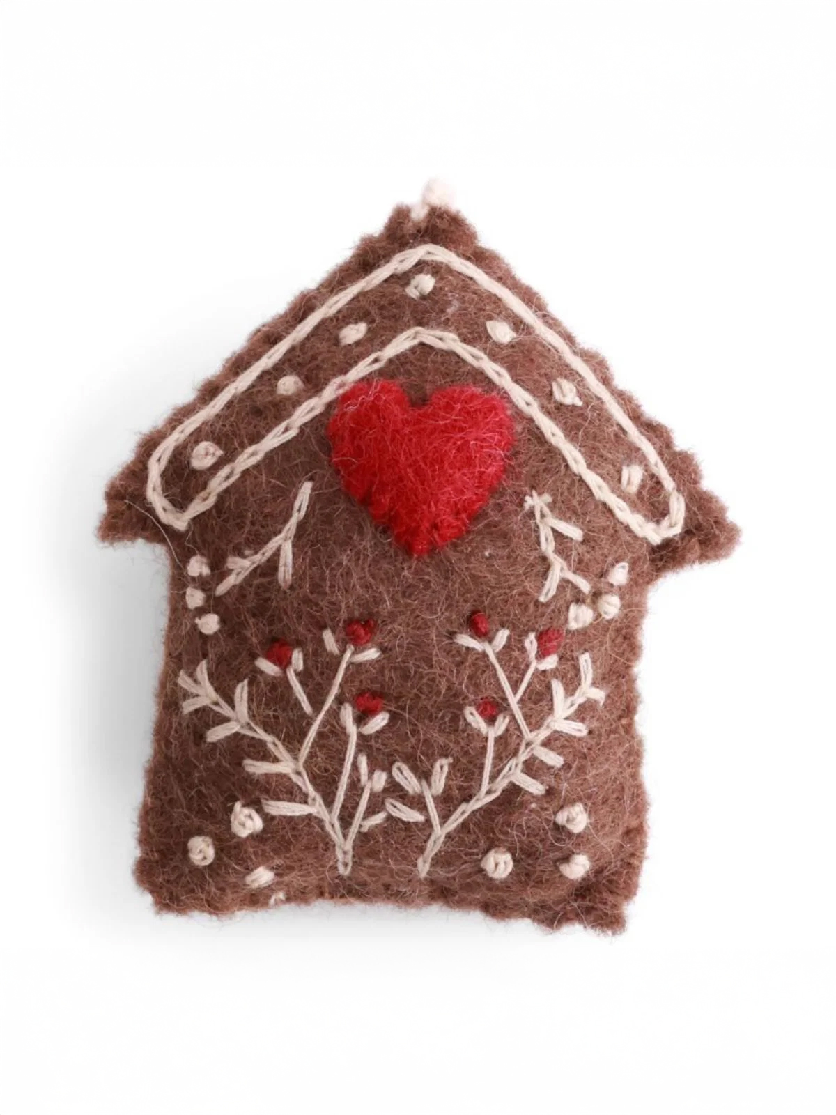 Gry & Sif - Peppercake Haus mit einem roten Herzen