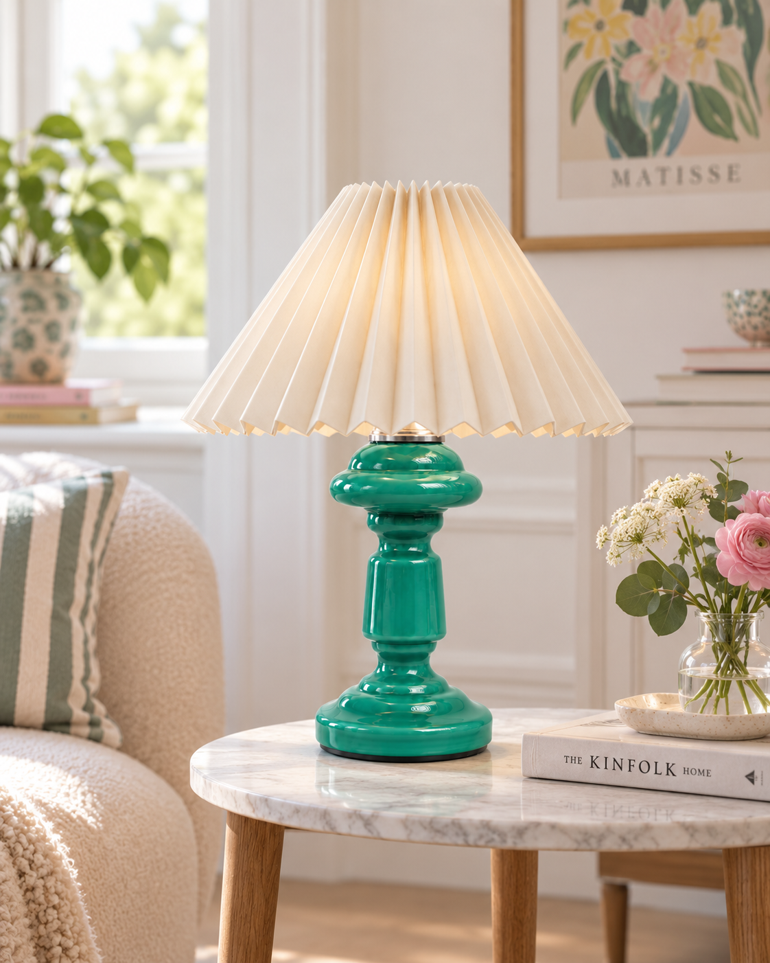 Alternative Ansicht der Tischlampe Opalglas & 