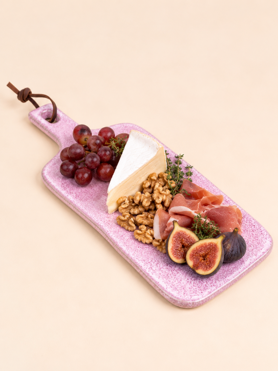 Keramik Serviertablett (43 x 18) - Lila