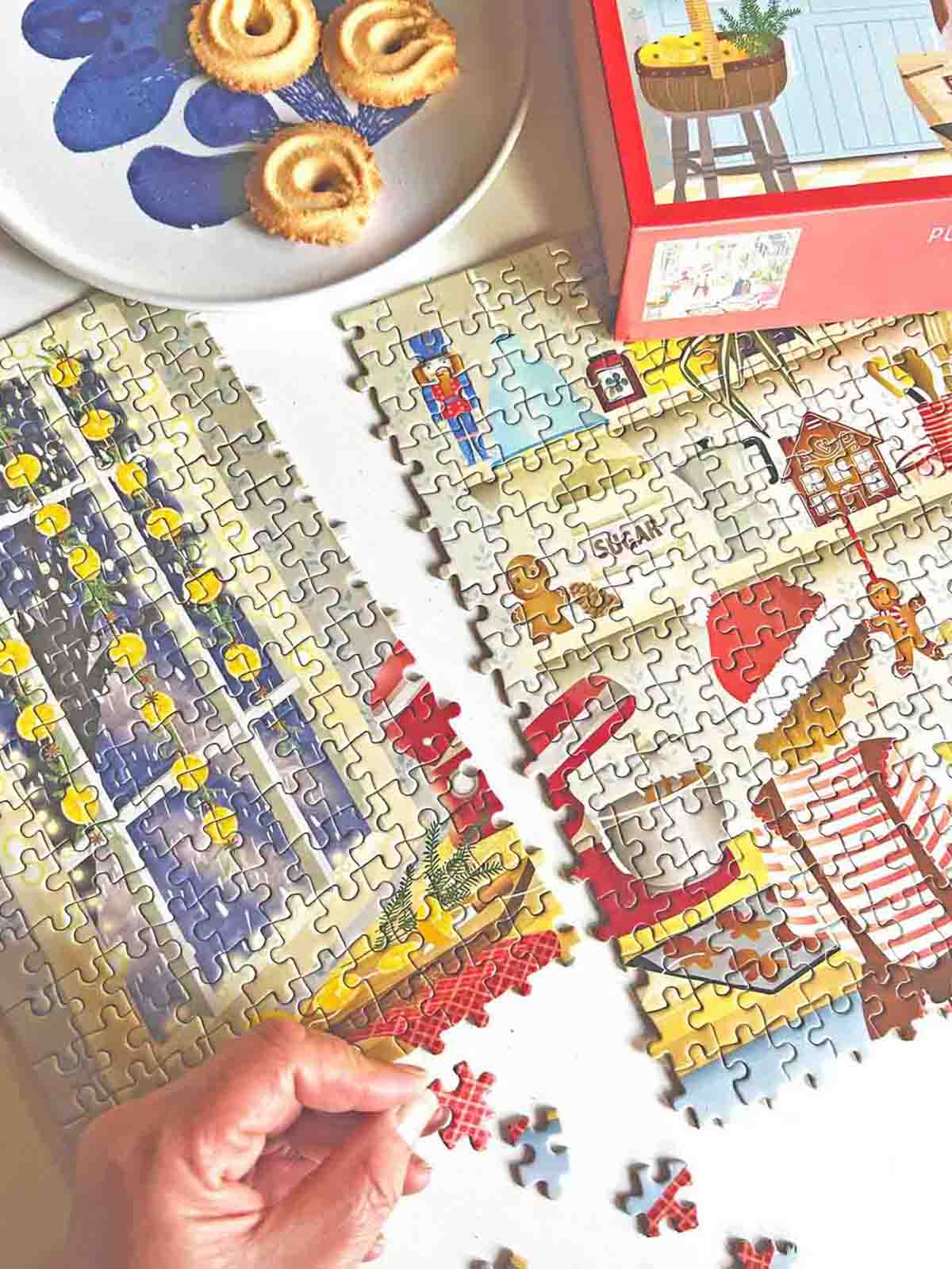 Puzzle Adventskalender 1000 Stück - Süße Weihnachten - Bild 3