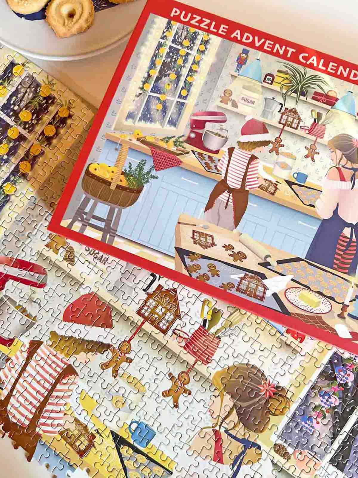 Puzzle Adventskalender 1000 Stück - Süße Weihnachten - Bild 6